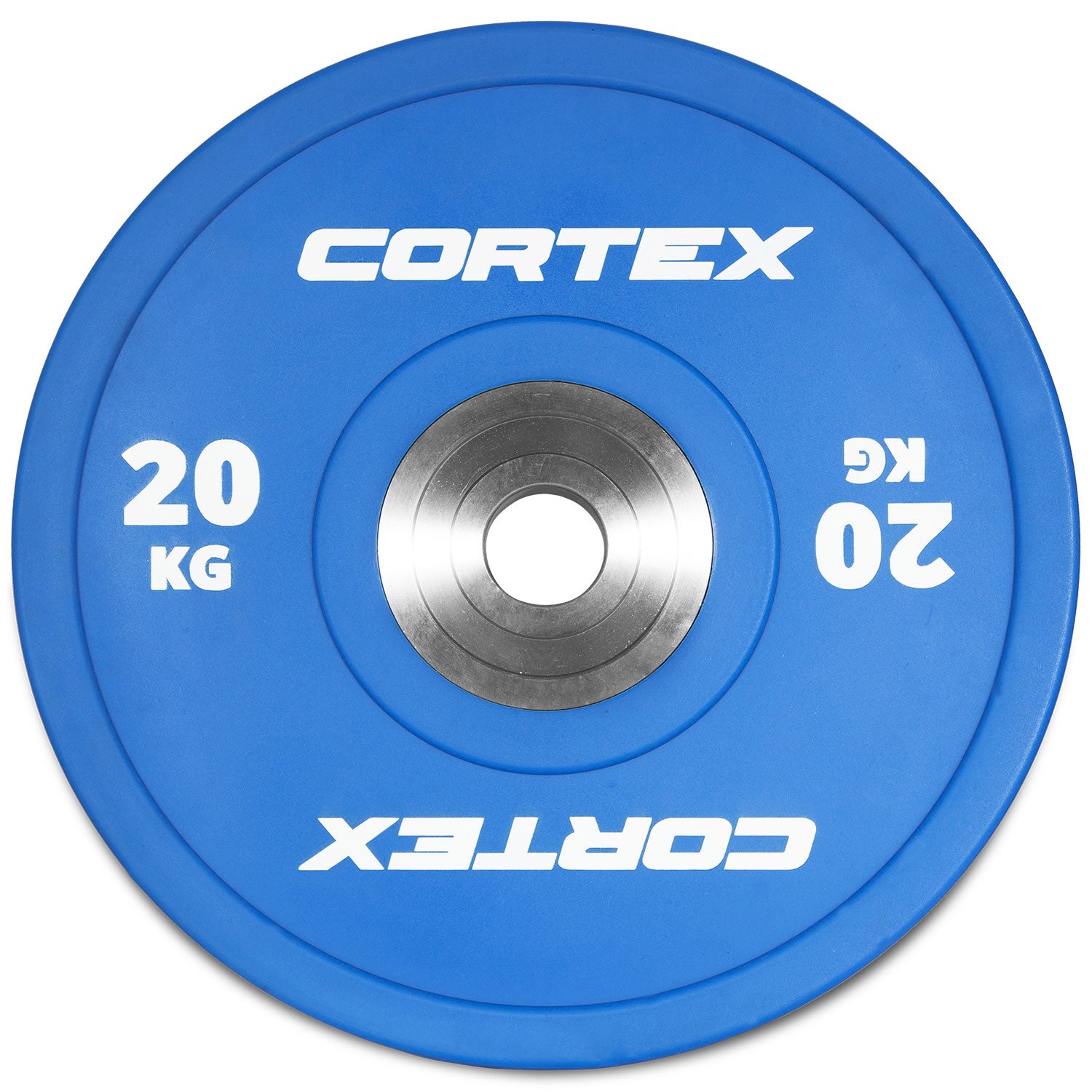Cortex 20kg Competition Bumper Plates Pair Blue Olympic