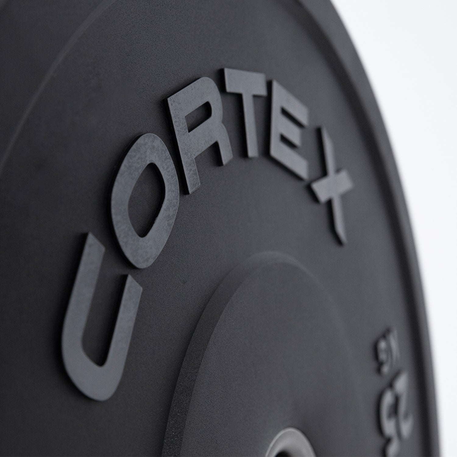 CORTEX 10kg Black Series V2 50mm Rubber Olympic Bumper Plate Pair