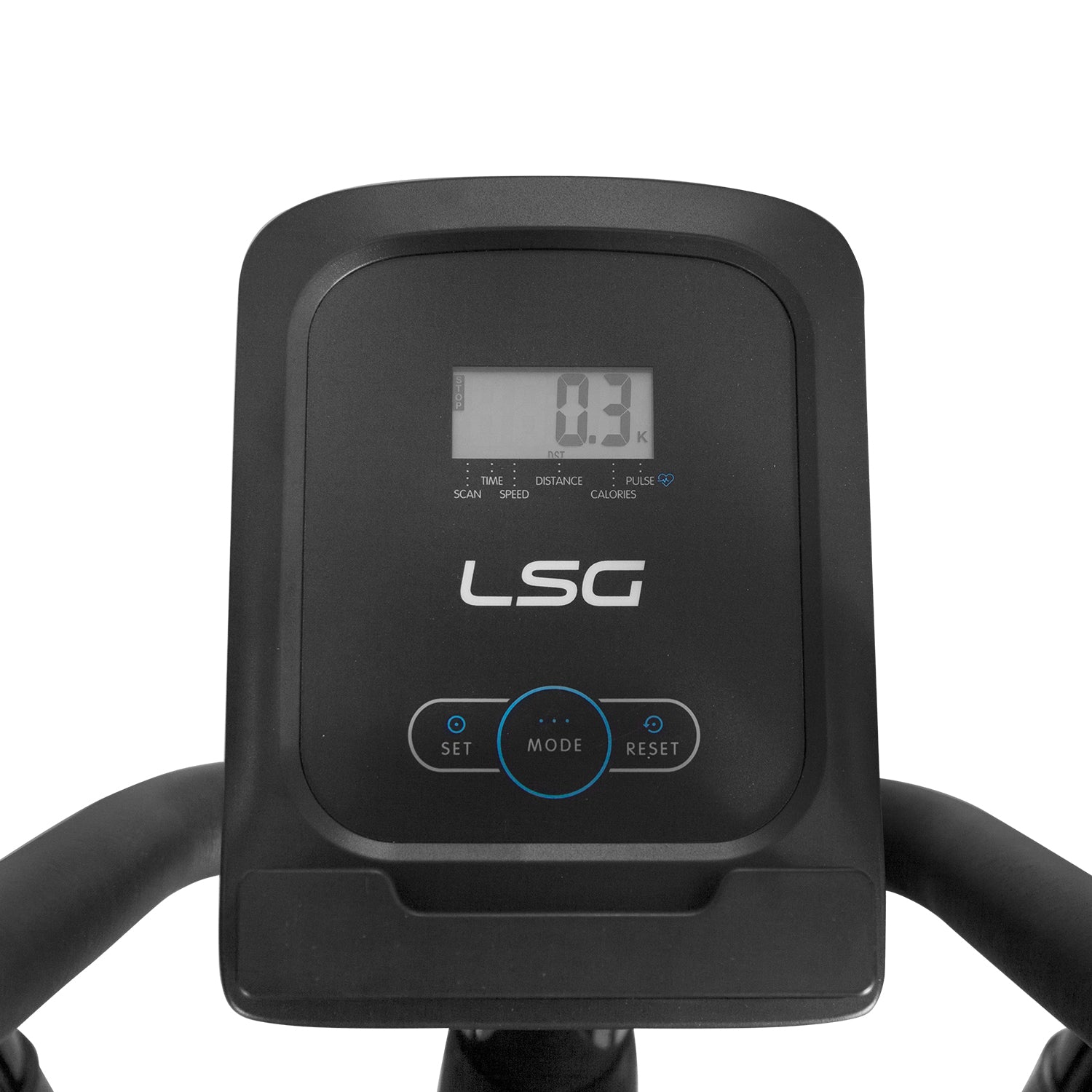 8-Level Magnetic Cross Trainer, LCD Display, Large Pedals