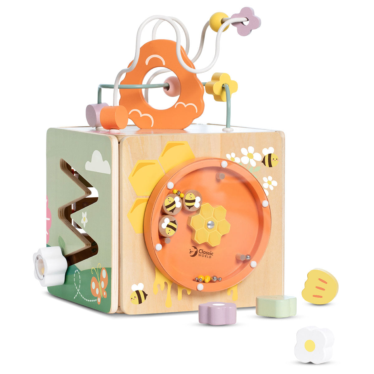 Honeybee Activity Cube Multi-Functional Baby Toy