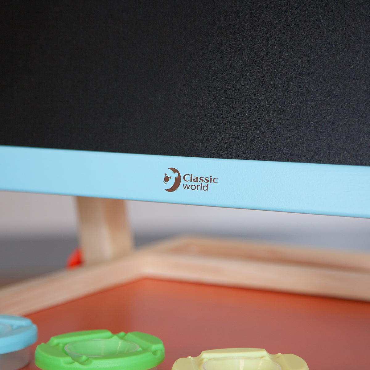 Classic World Children's Multi-Functional Easel Chalkboard Magnetic Whiteboard