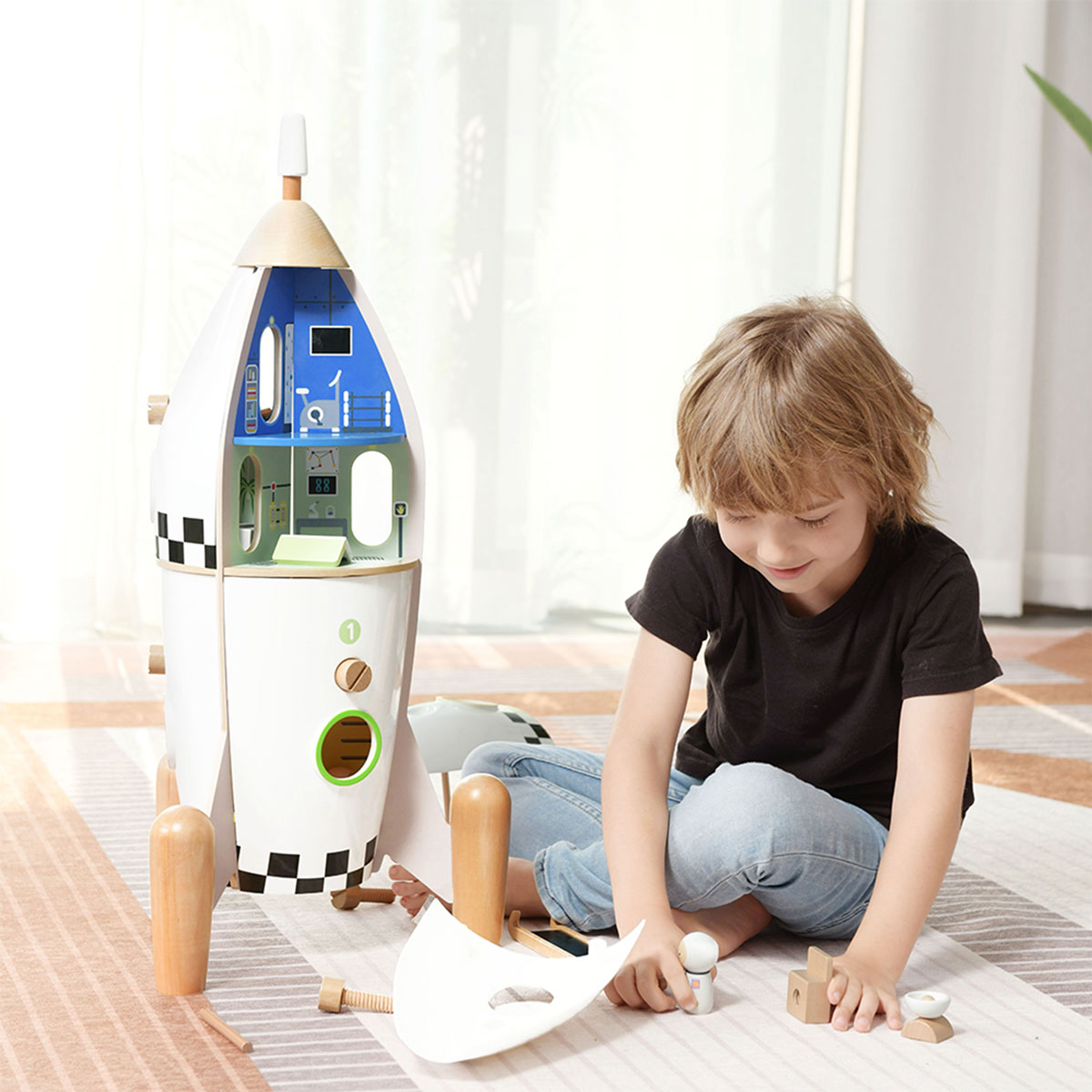 Classic World Kids Pretend Play Rocket Toy Set