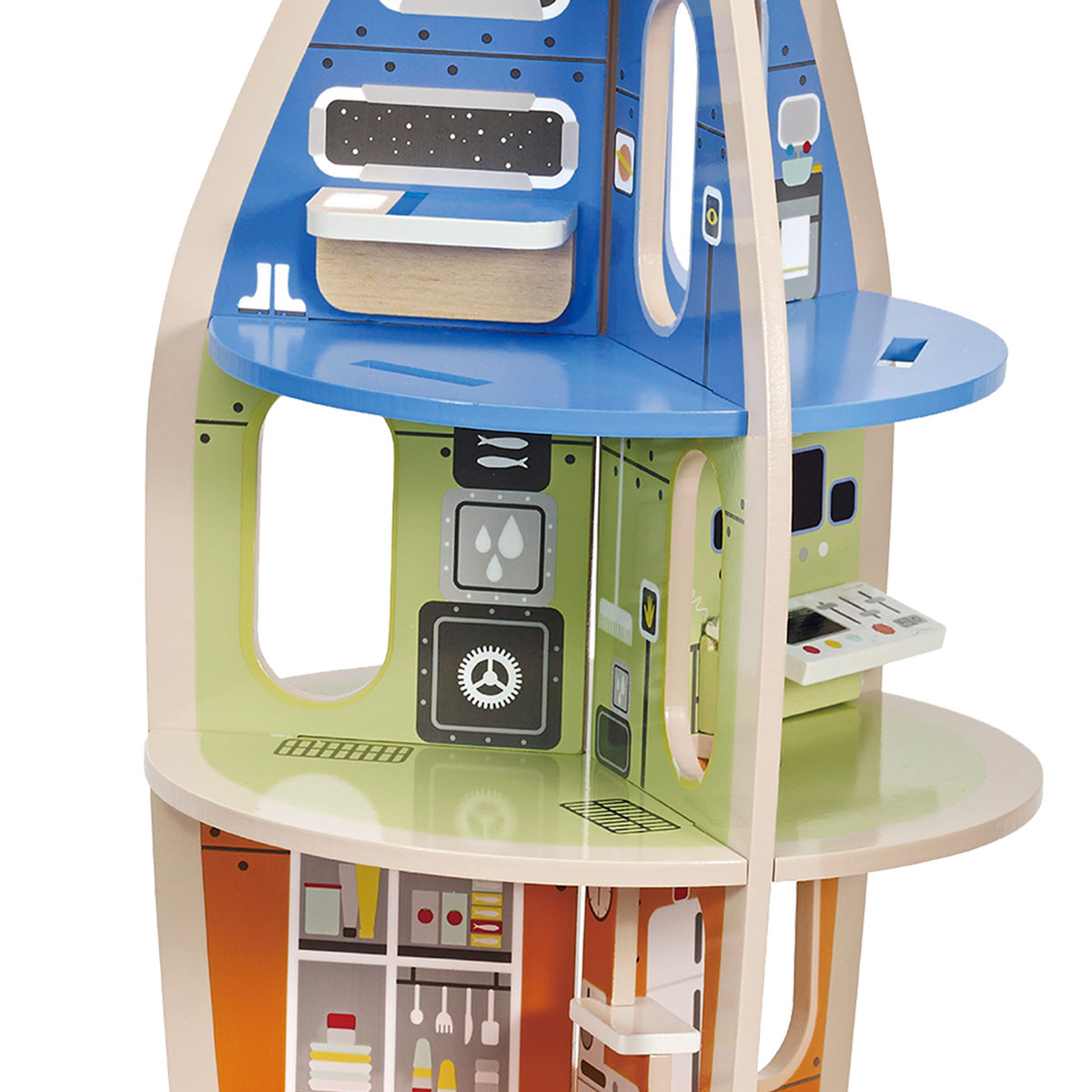 Classic World Kids Pretend Play Rocket Toy Set