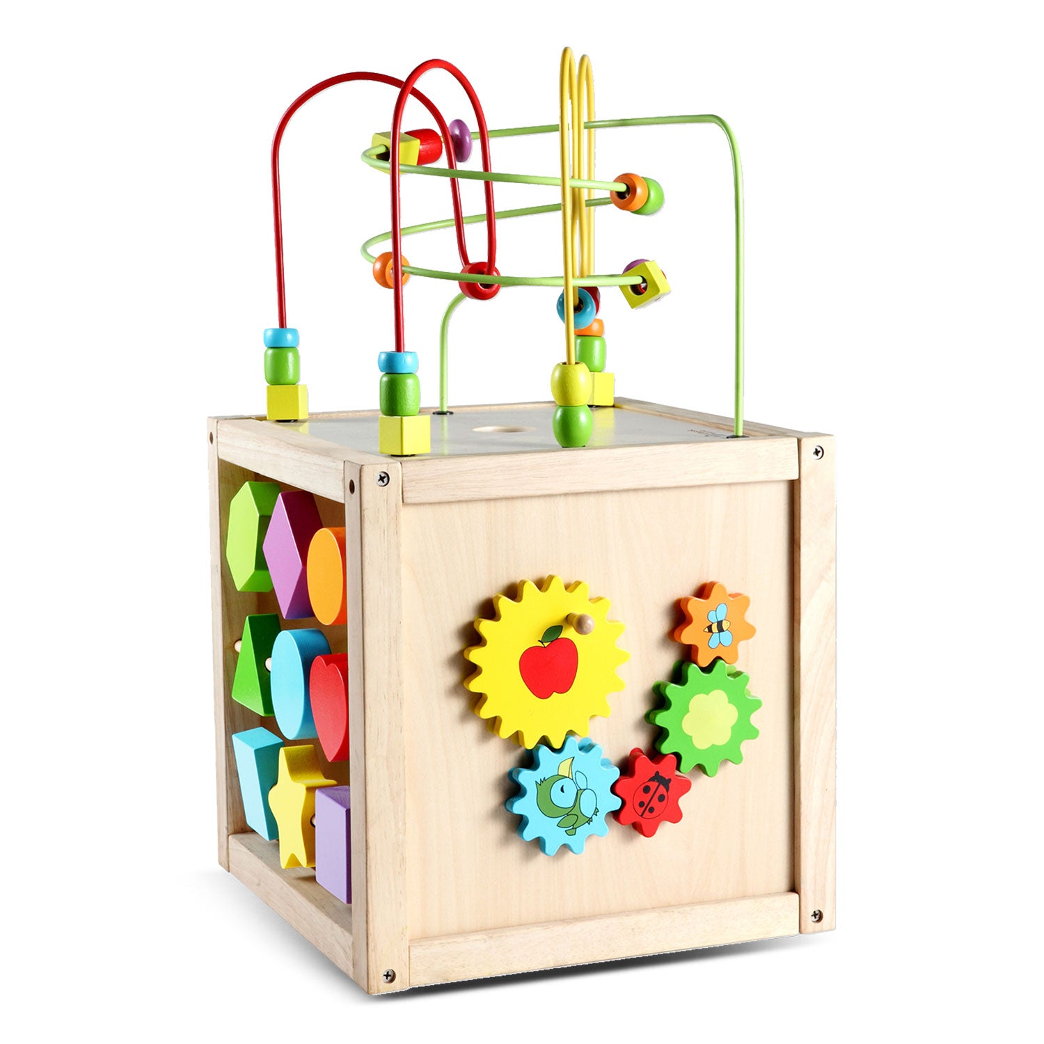 Classic World Wooden Multi-Activity Cube Toy