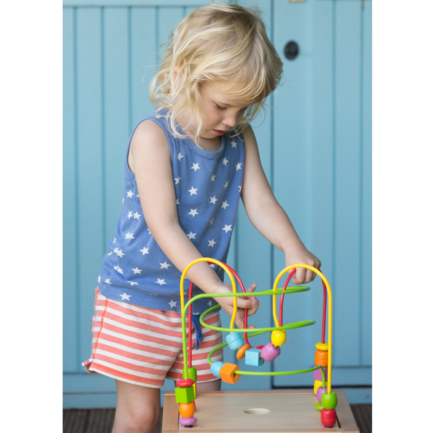 Classic World Wooden Multi-Activity Cube Toy