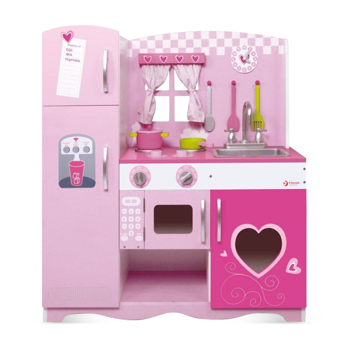 Classic World Kids' Kitchenette Pink