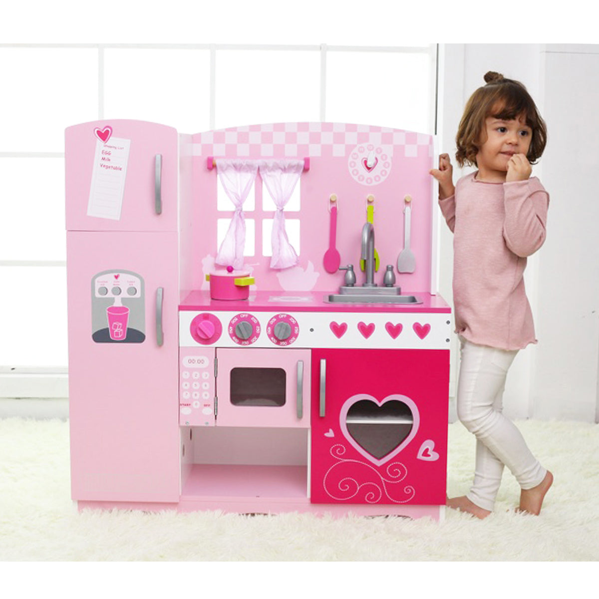 Classic World Kids' Kitchenette Pink