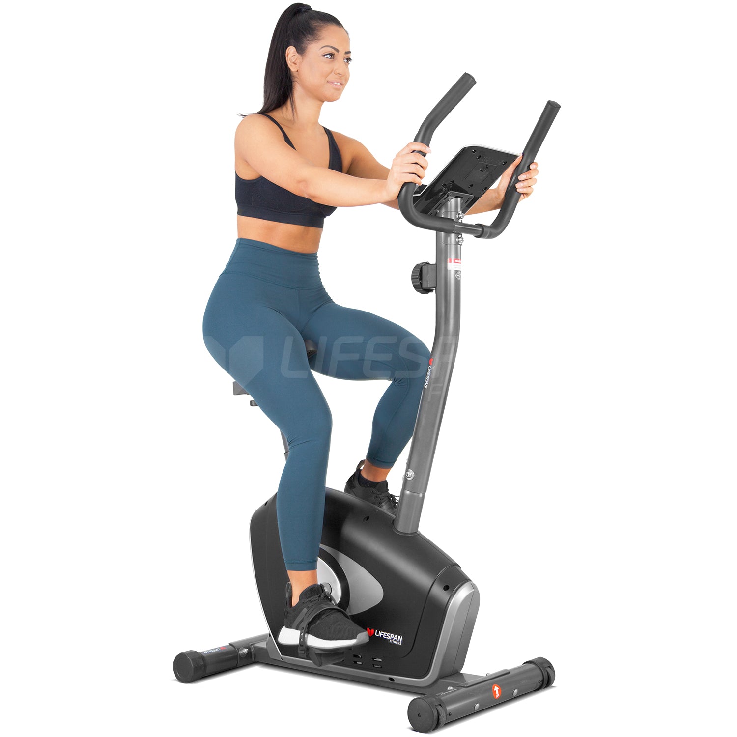 8-Level Resistance Exercise Bike, LCD Display - Lifespan Fitness