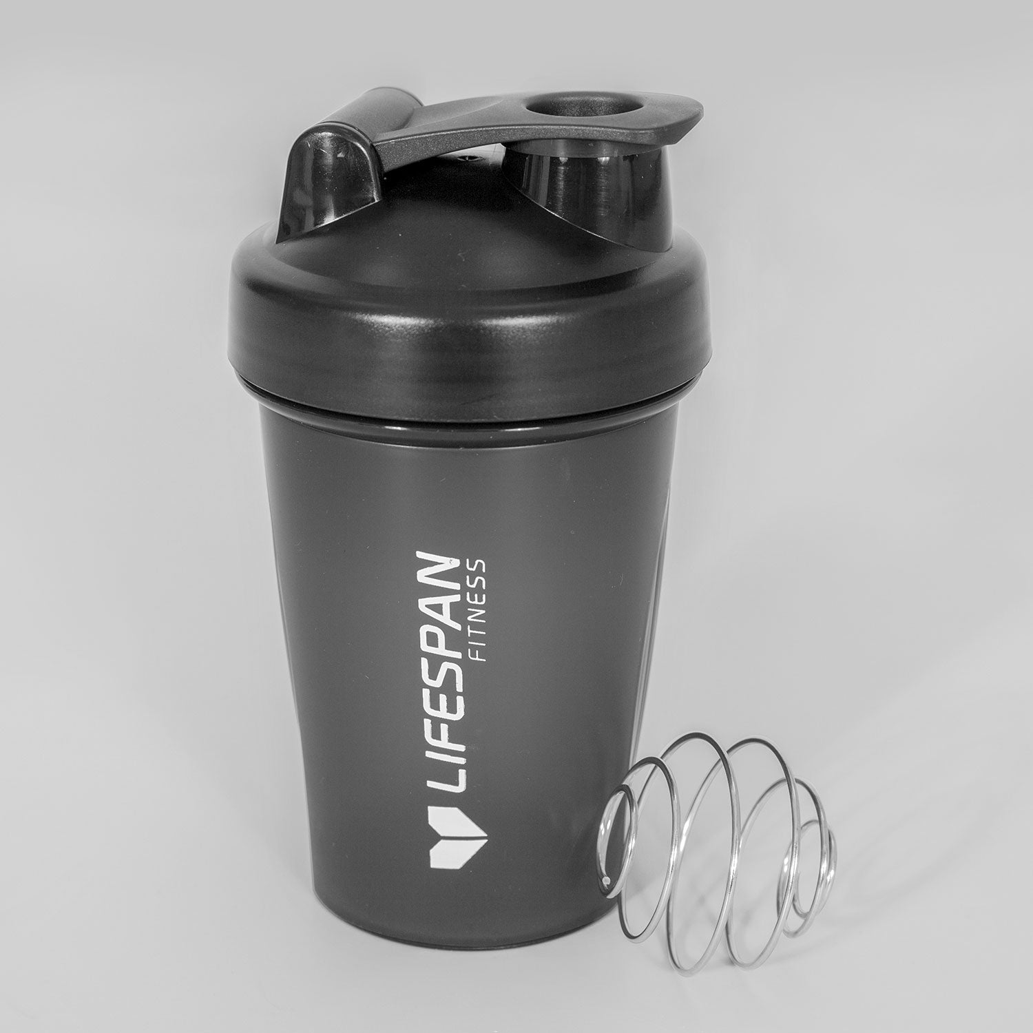Lifespan Fitness Shaker Bottle 500ml in Black Pack of 6