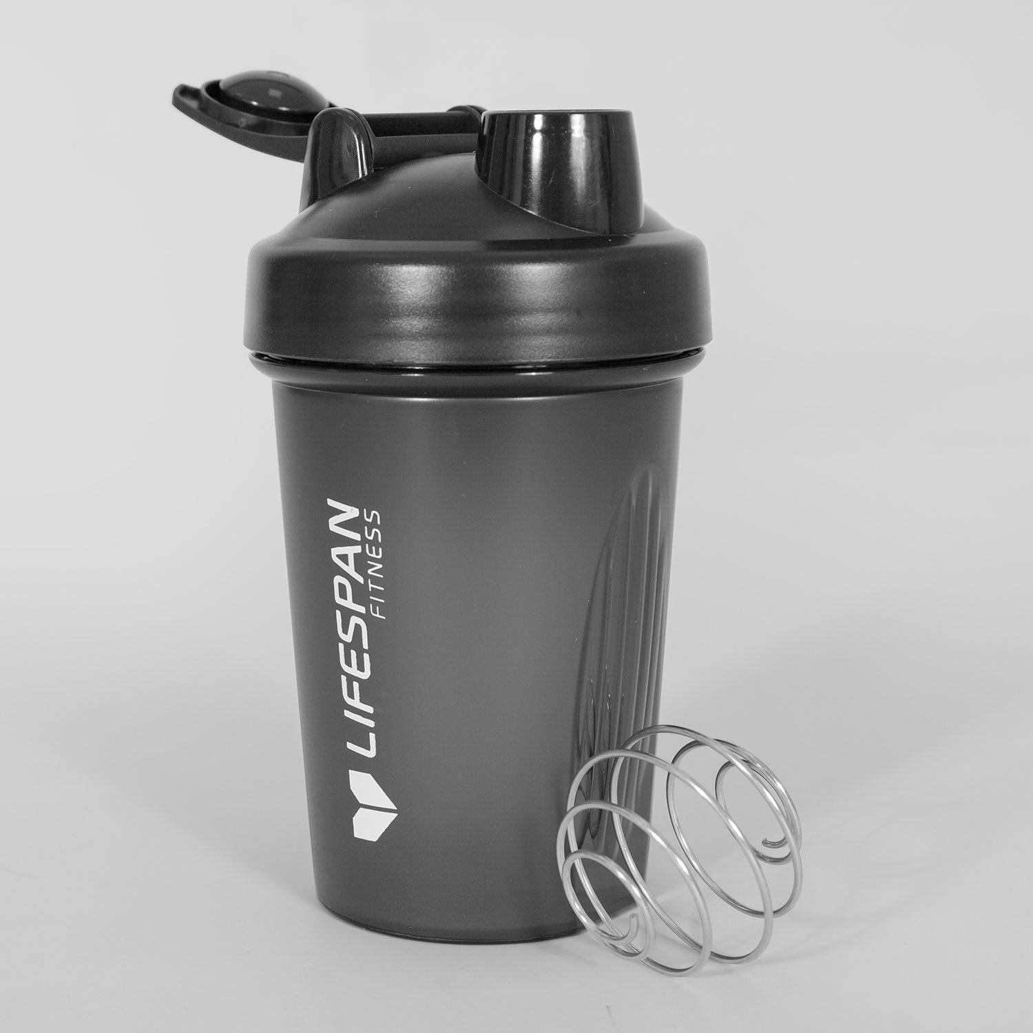 Lifespan Fitness Shaker Bottle 500ml in Black Pack of 6