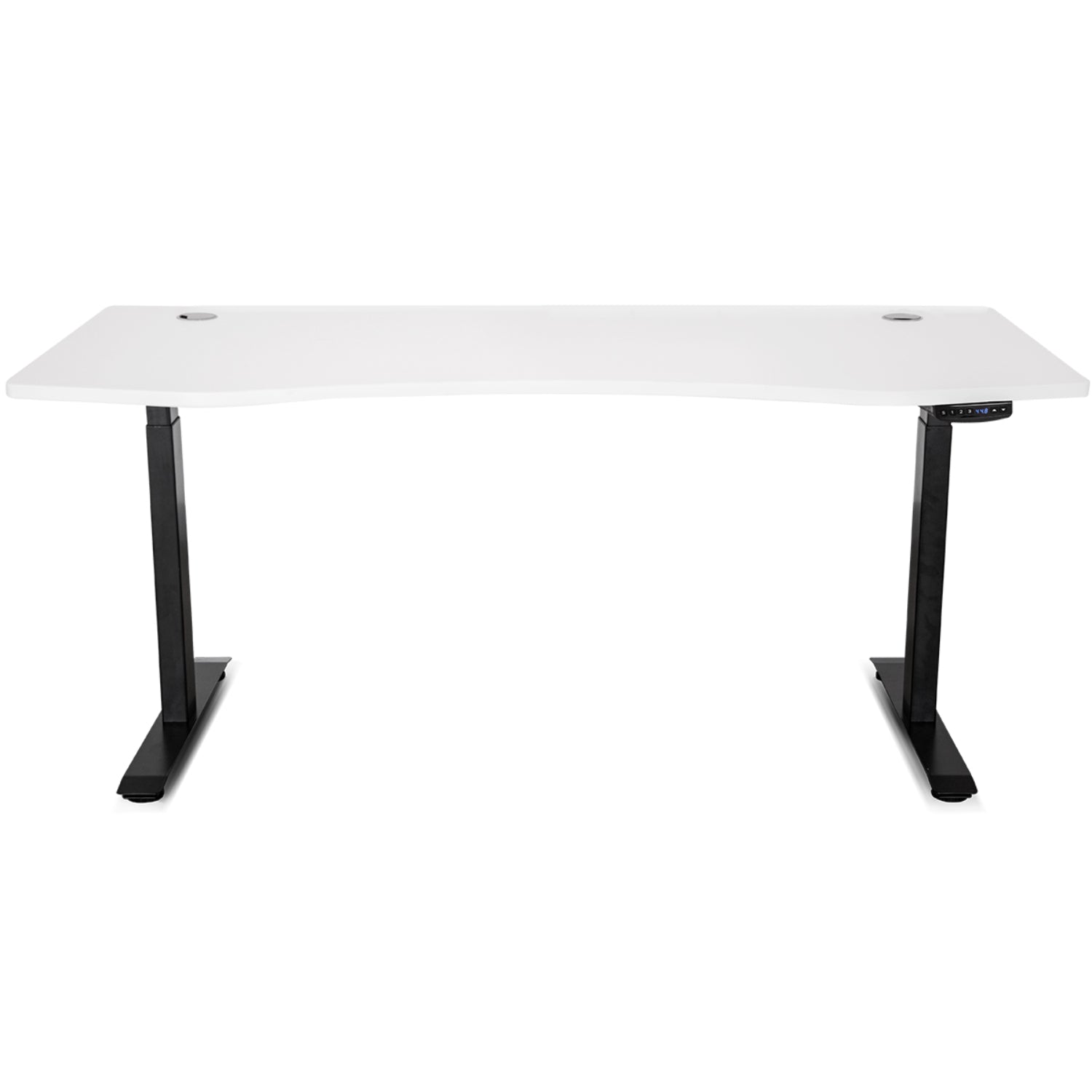 ErgoDesk AUTO 180cm Automatic Standing Desk White & Black
