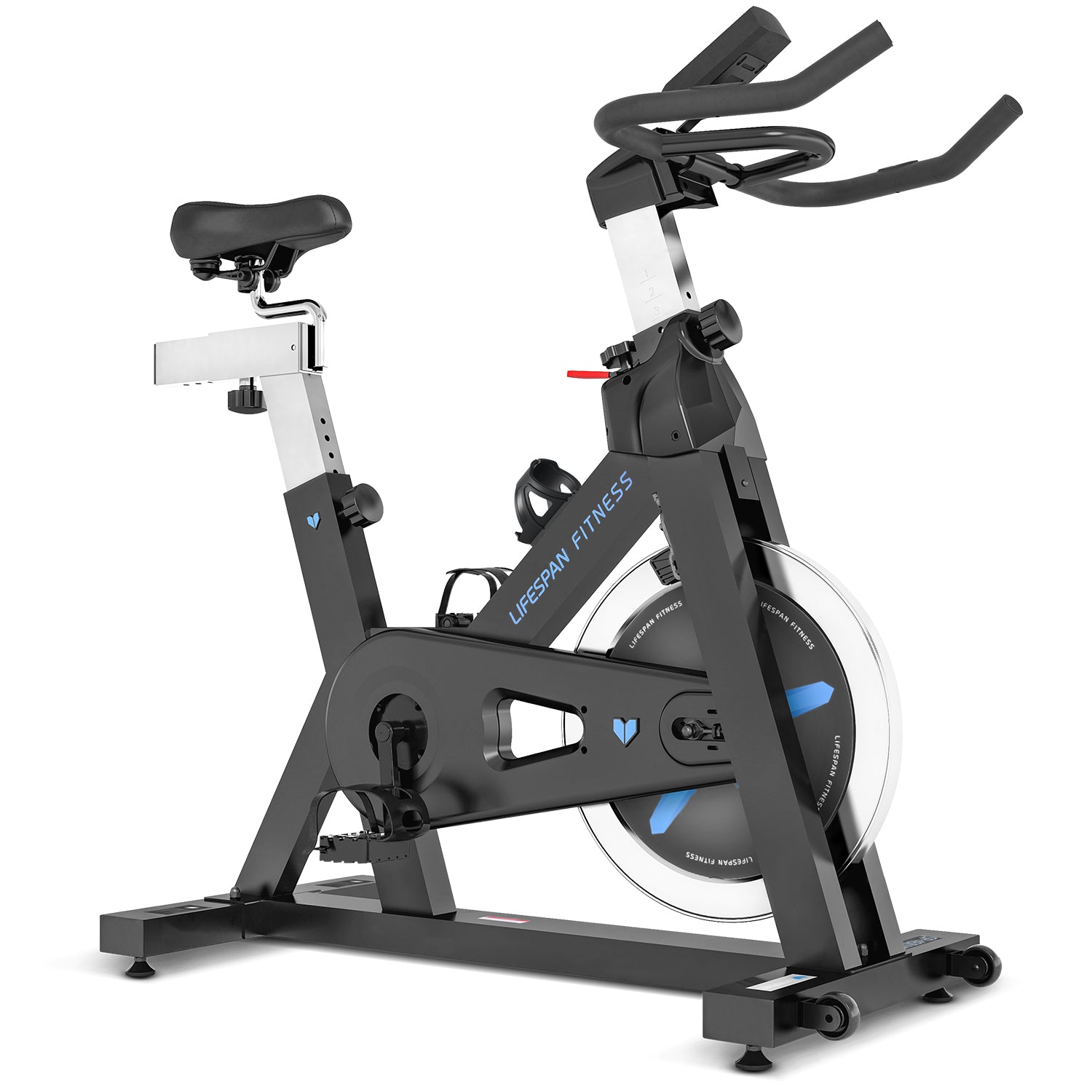 Commercial Grade Spin Bike 18kg Flywheel LCD - Lifespan Fitness