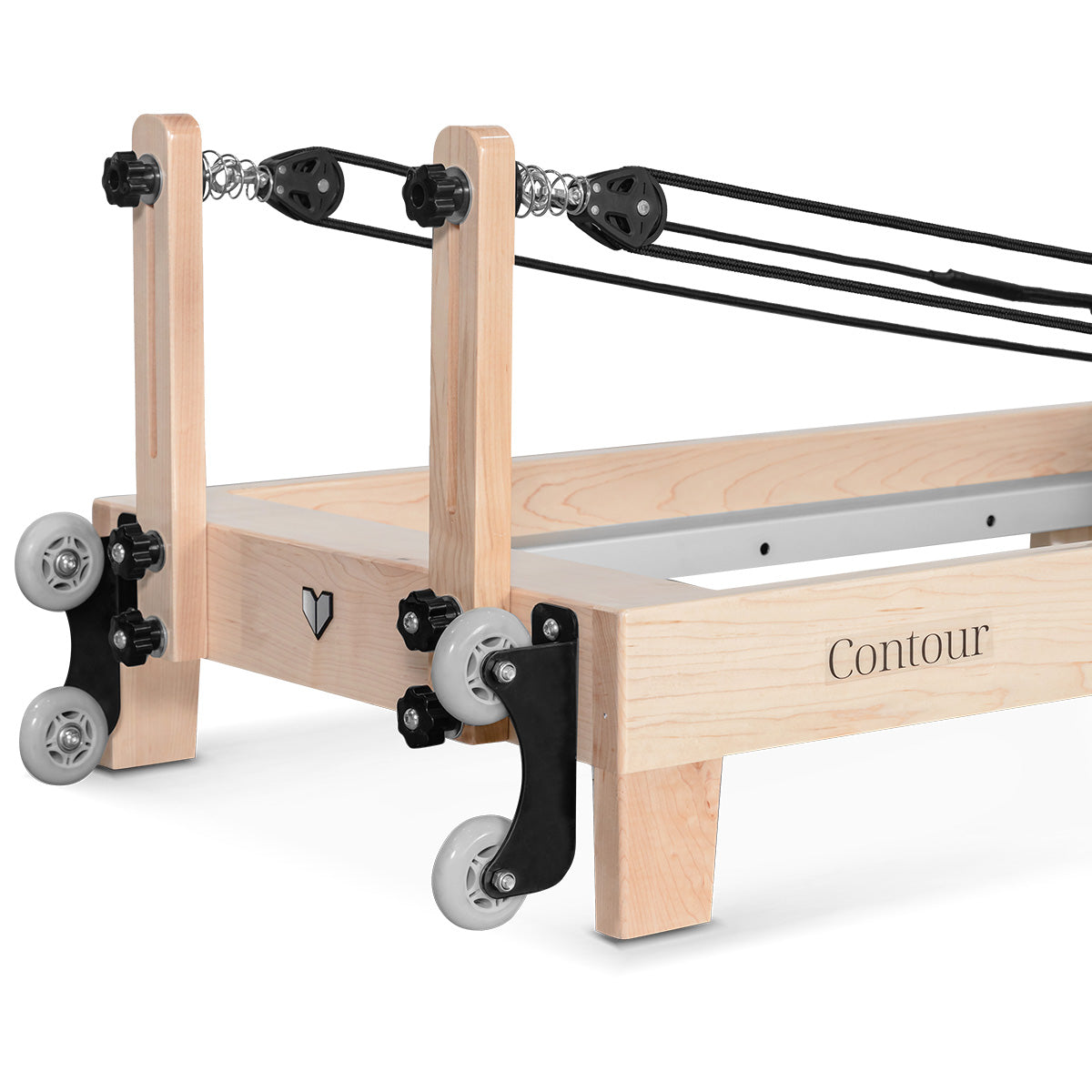 Contour 2 Folding Wooden Pilates Reformer Set with Accessories