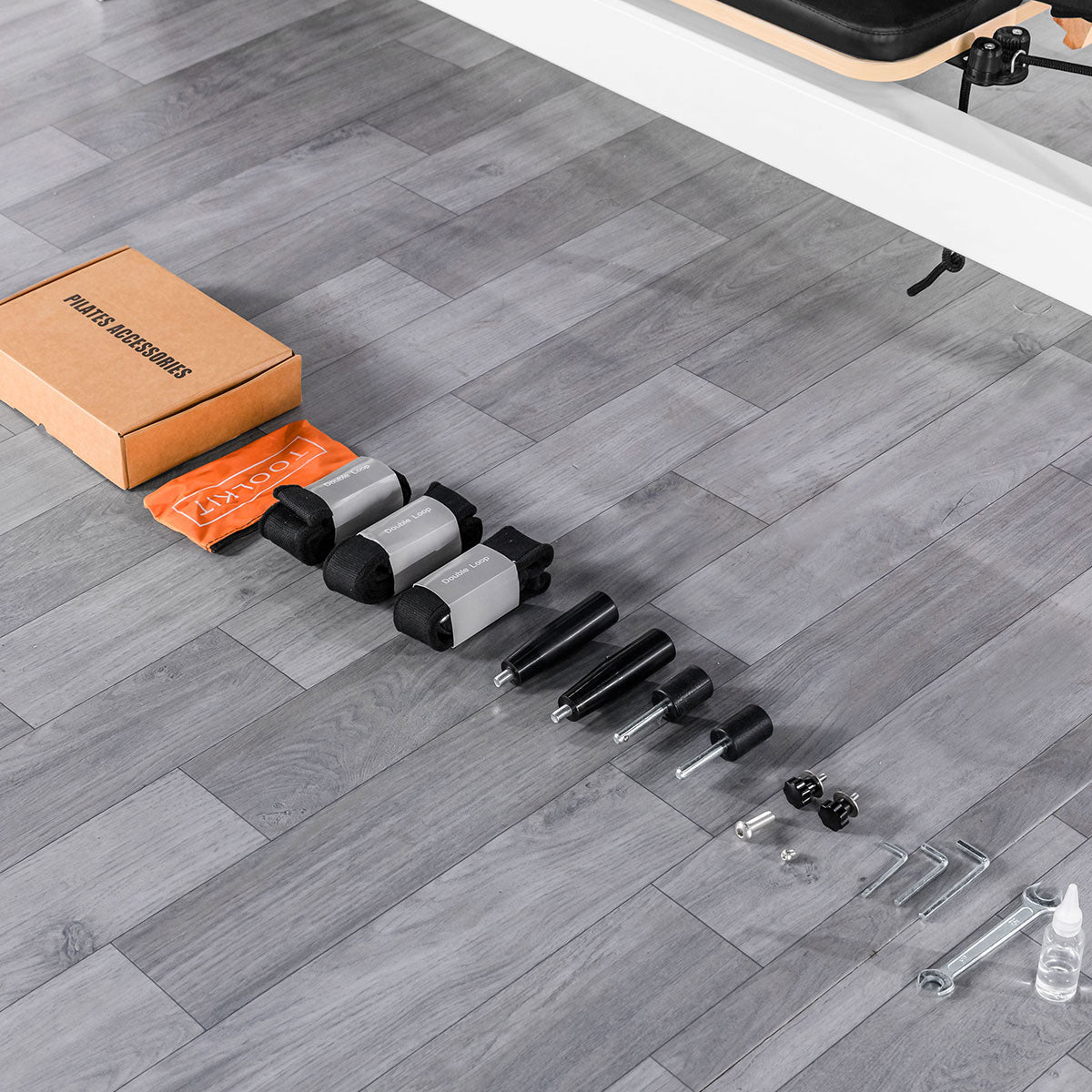 Contour Pro Aluminium Reformer Pilates Bed Set with Accessories