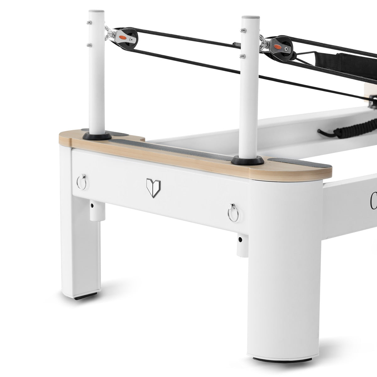 Lifespan Fitness Contour Pro Aluminum Pilates Reformer Bed Set Beige