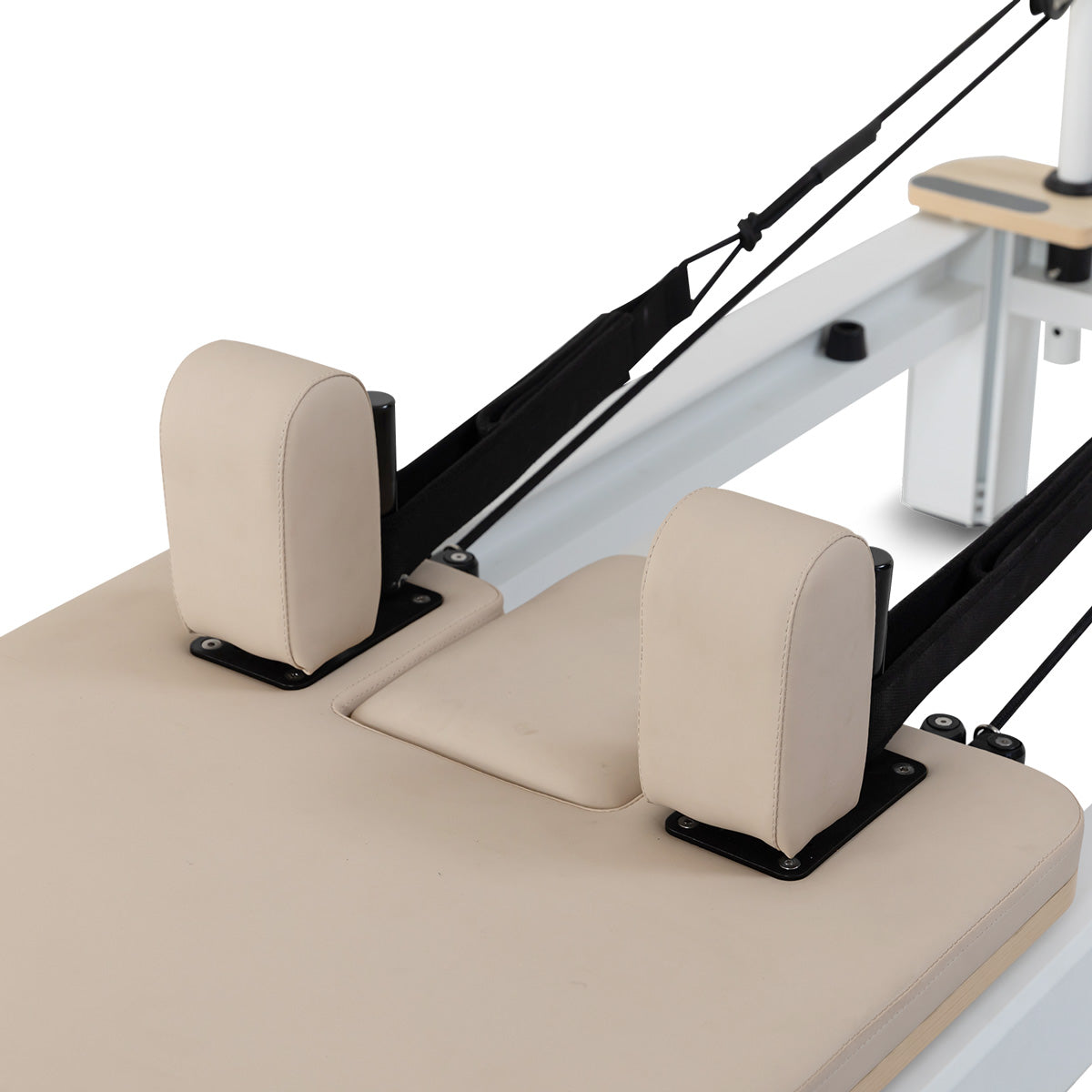 Lifespan Fitness Contour Pro Aluminum Pilates Reformer Bed Set Beige