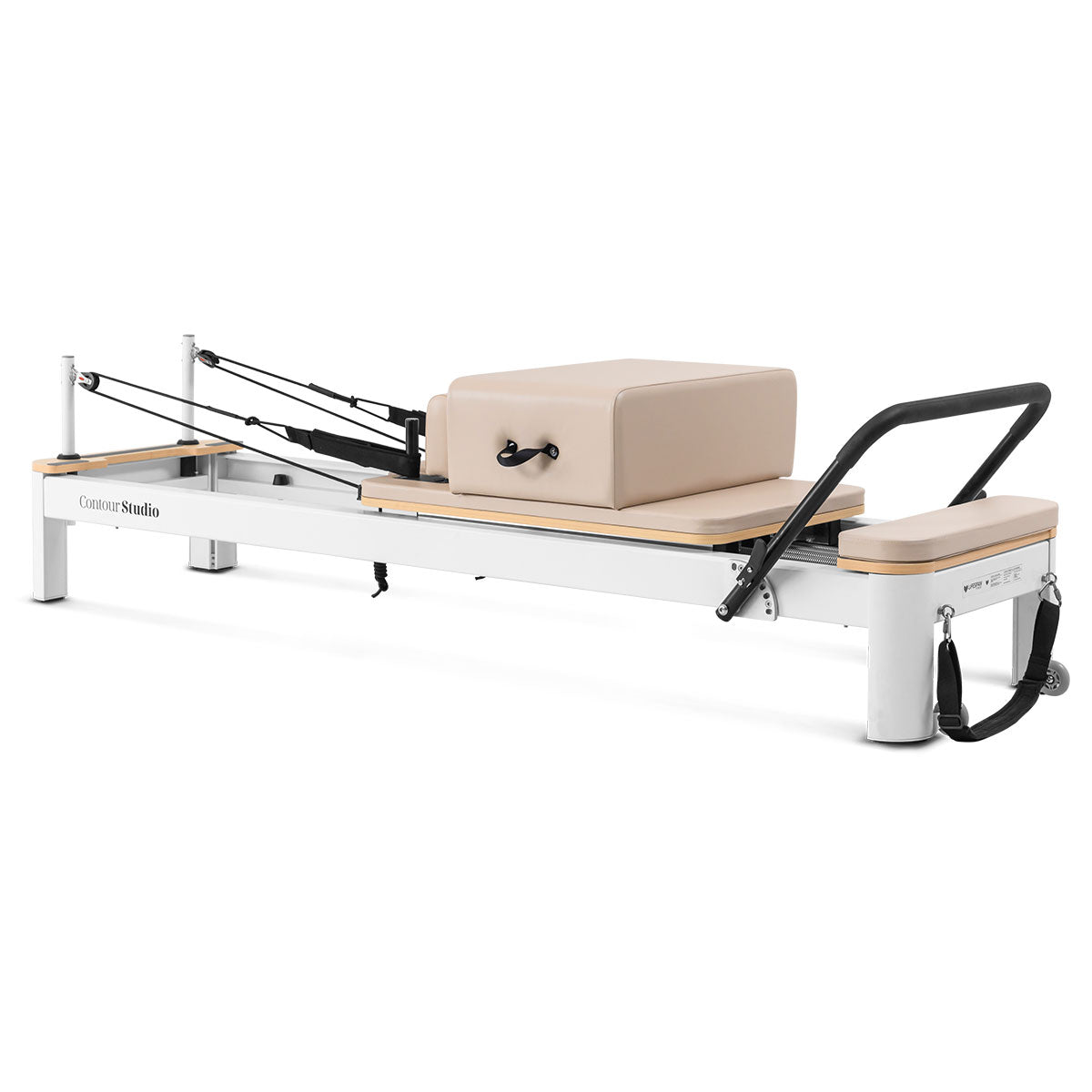 Contour Studio Commercial Pilates Reformer Bed Set Beige