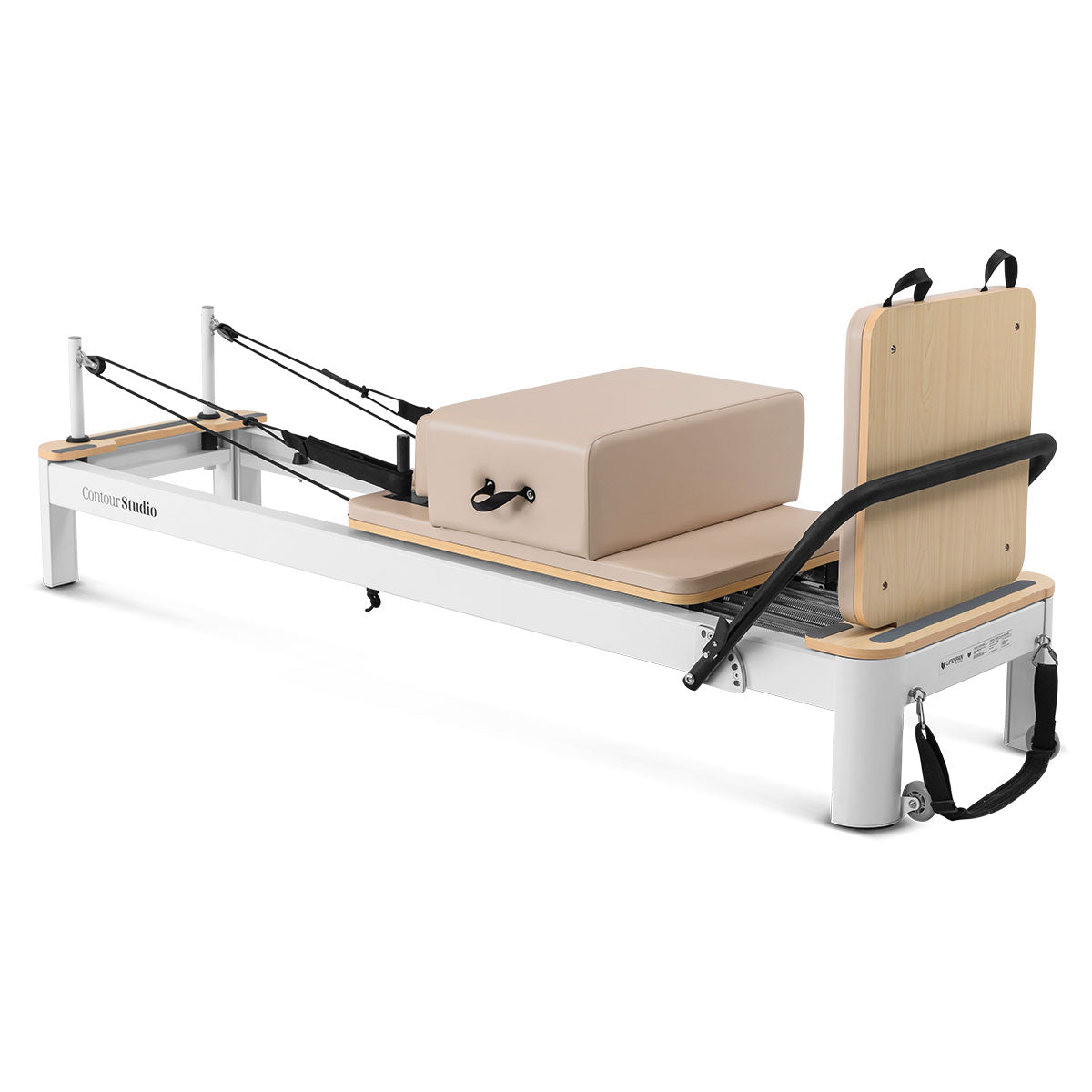 Contour Studio Commercial Pilates Reformer Bed Set Beige
