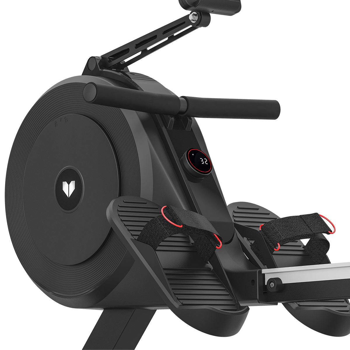 ROWER-500D Dual Air/Magnetic Rowing Machine 32-Level Resistance