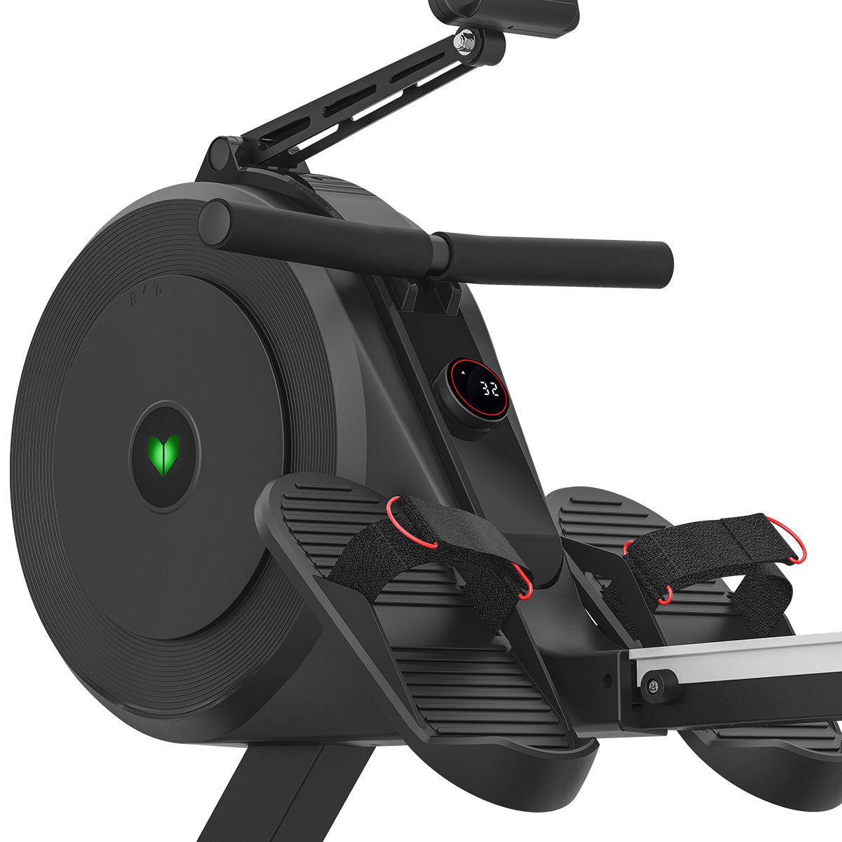 ROWER-500D Dual Air/Magnetic Rowing Machine 32-Level Resistance