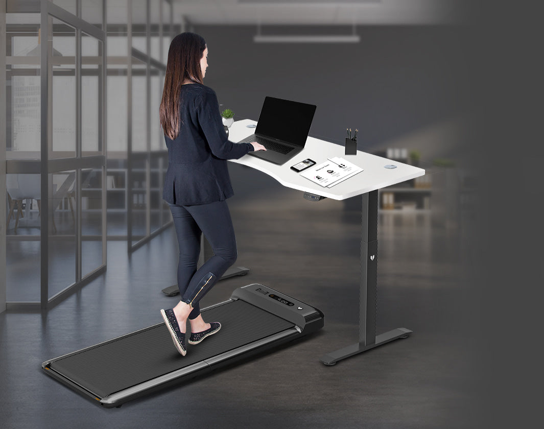 Dual Motor WalkingPad M2 Treadmill & Ergonomic Desk Combo