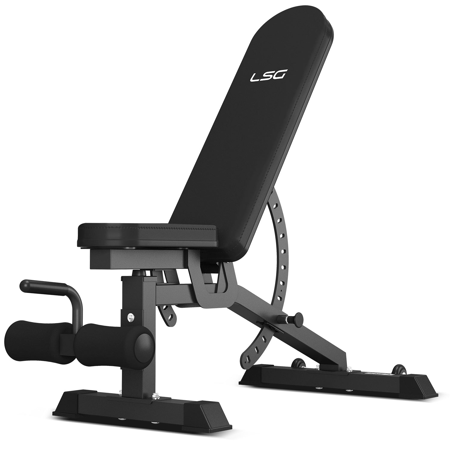 14 Level Adjustable FID Bench with Weights Set, LSG GBN-006