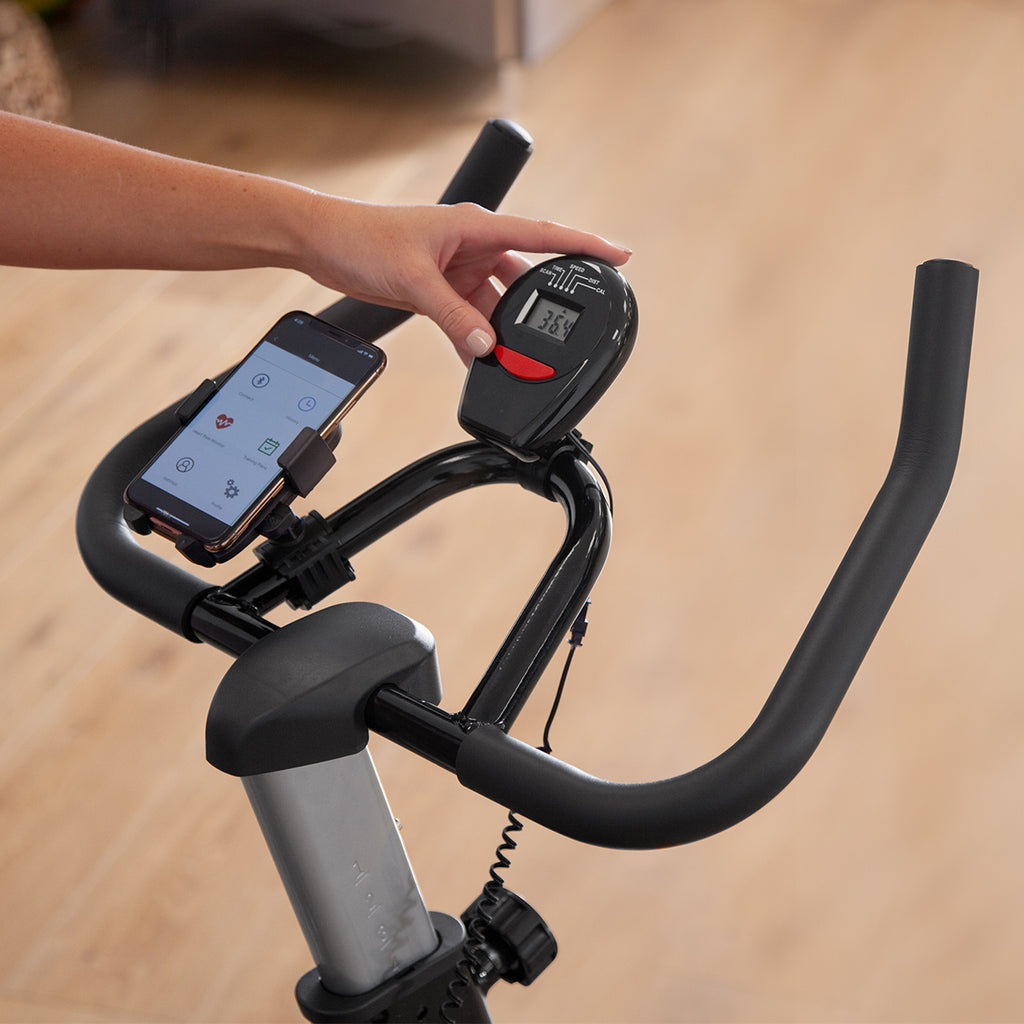 Adjustable Resistance Spin Bike with Monitor - LSG SPG-220