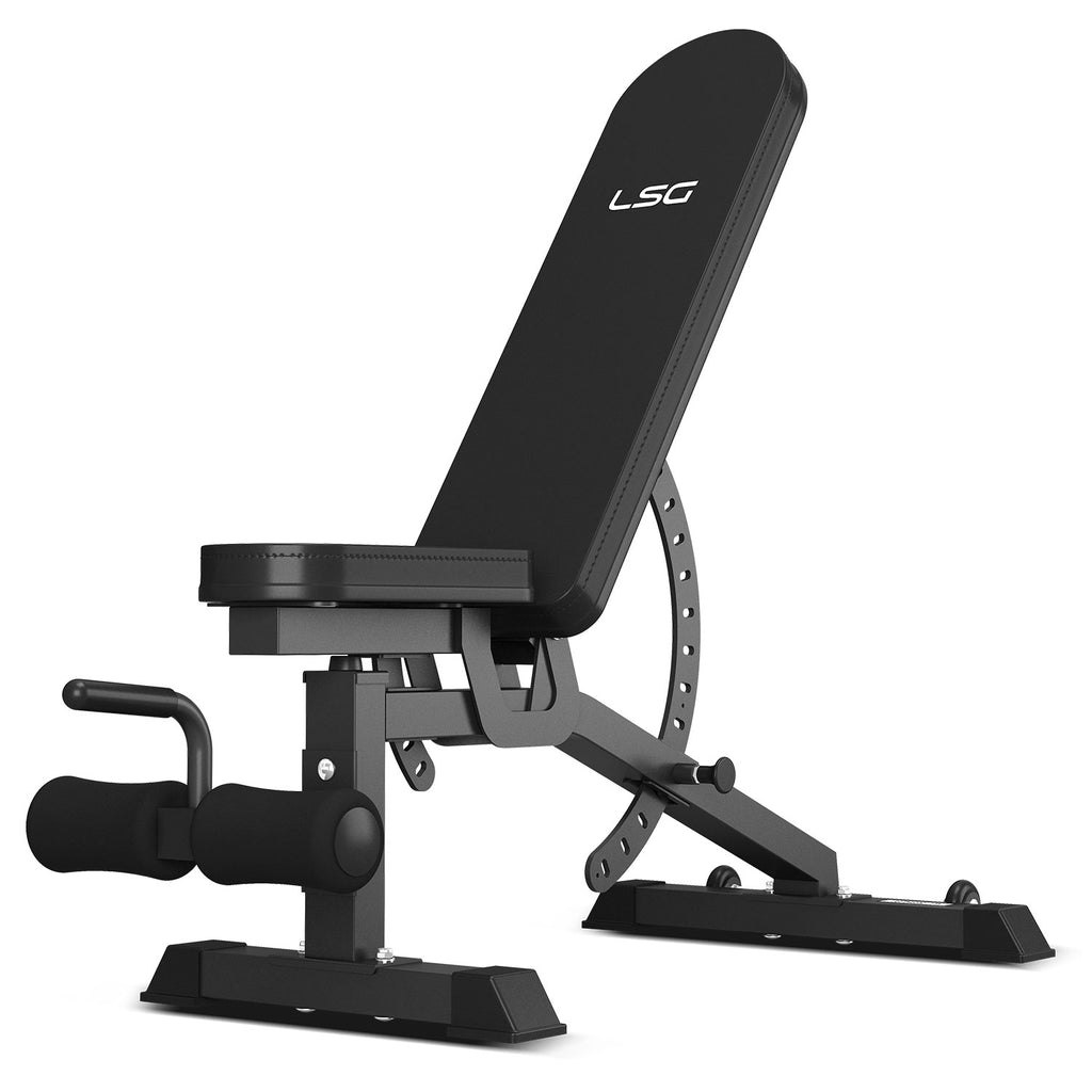 6-In-1 Power Rack, Cable Crossover, 90kg Weights - LSG GRK100