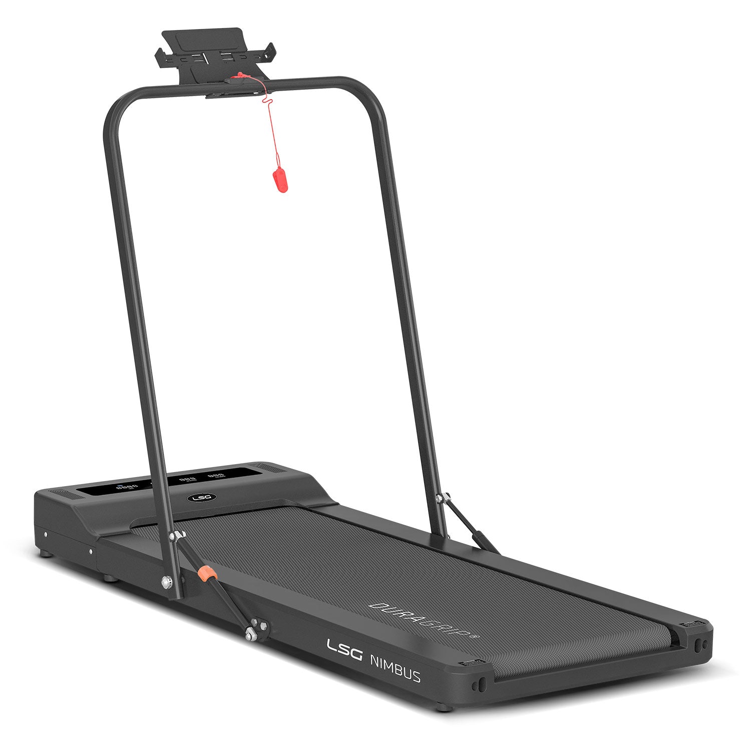 ShockControl Treadmill & Automatic Standing Desk Set (White) LSG