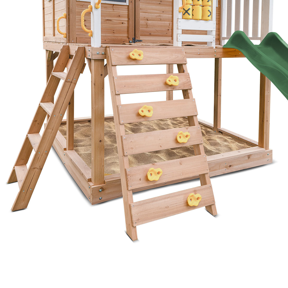 Lifespan Kids Warrigal Cubby House with 2.2m Slide Green