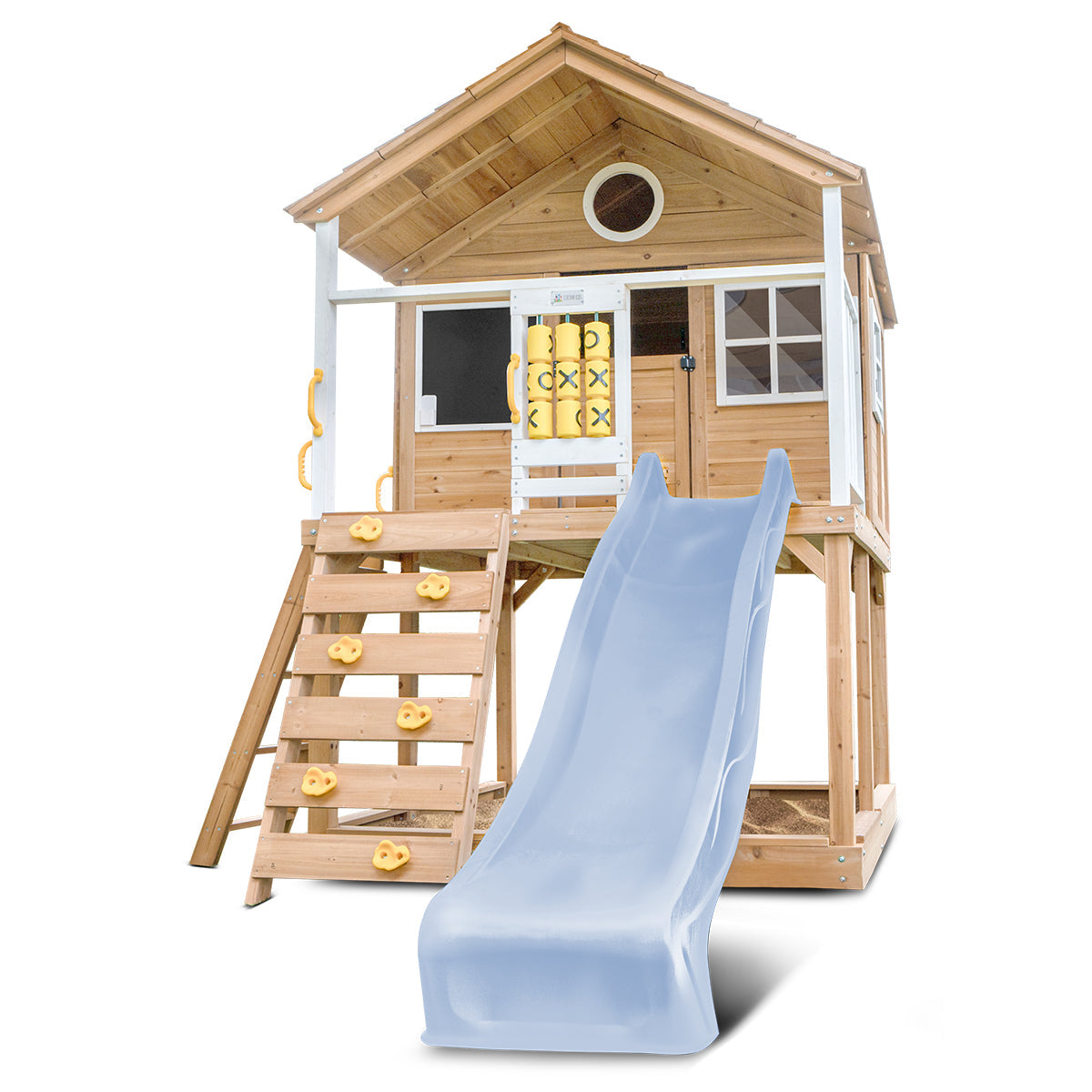 Lifespan Kids Warrigal Cubby House with 2.2m Slide Pastel Blue