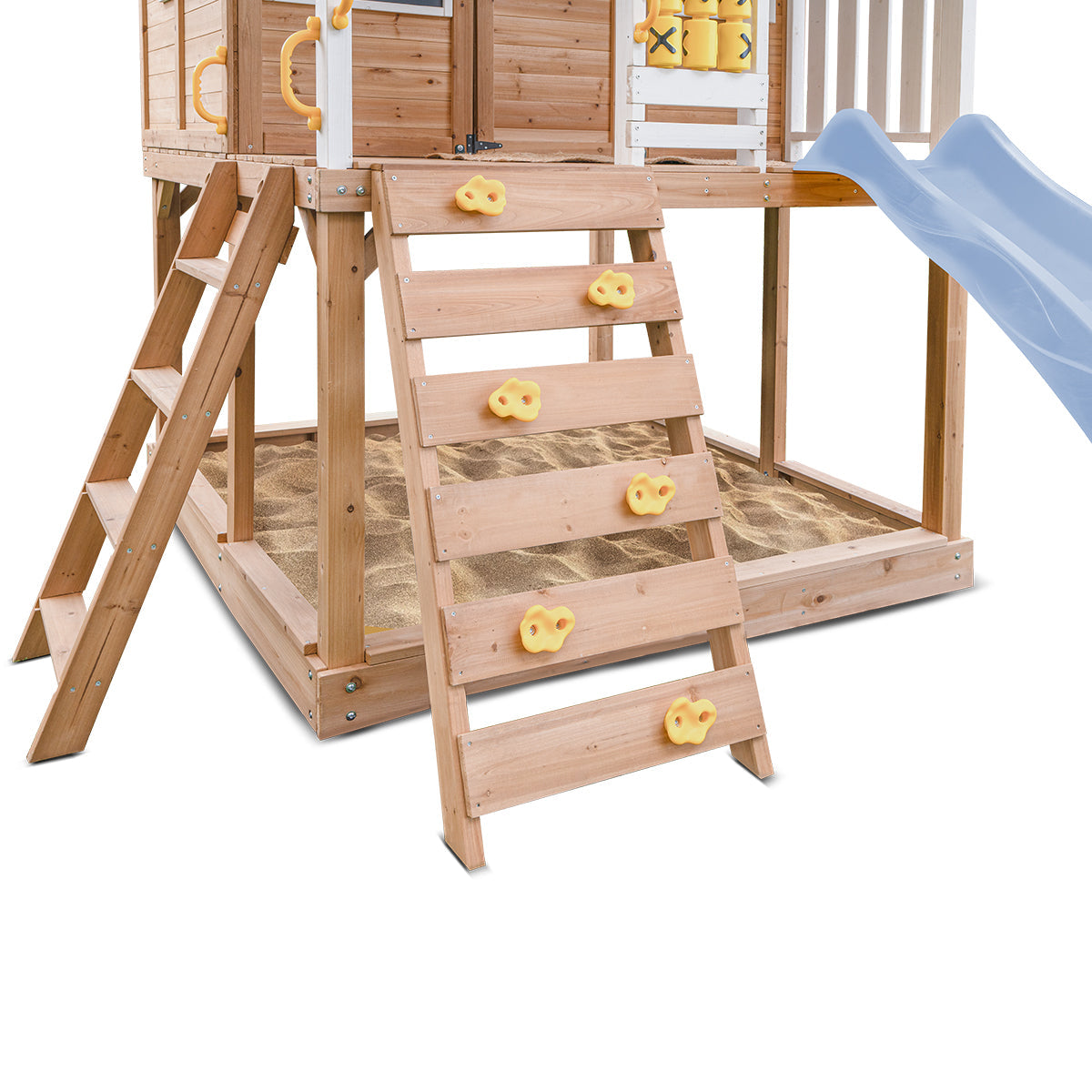 Lifespan Kids Warrigal Cubby House with 2.2m Slide Pastel Blue