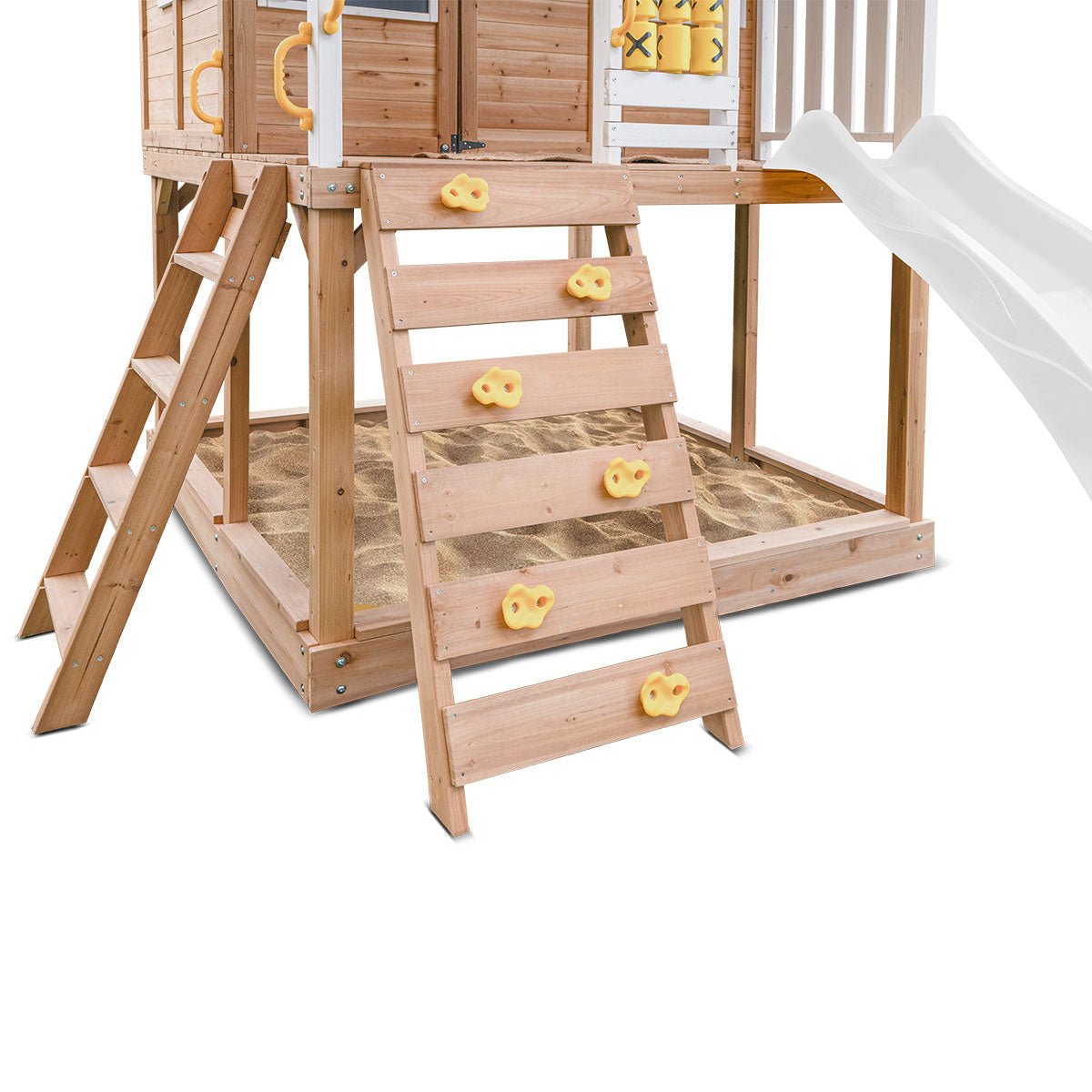 Lifespan Kids Warrigal Cubby House with 2.2m Slide White