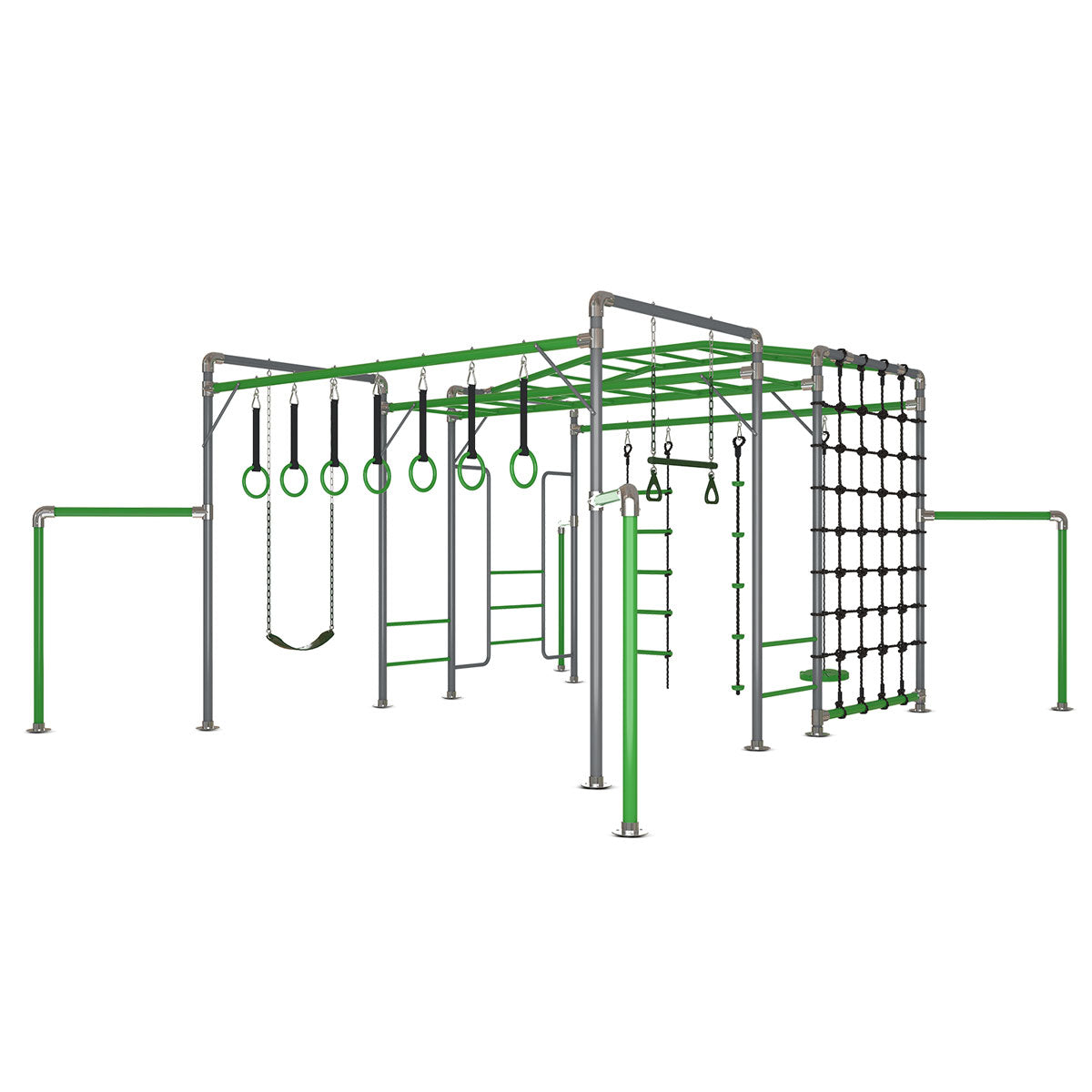 Junior Jungle Kakadu Kids Outdoor Playset with Swings and Climbing Features