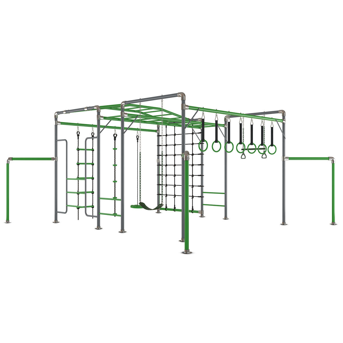 Junior Jungle Kakadu Kids Outdoor Playset with Swings and Climbing Features