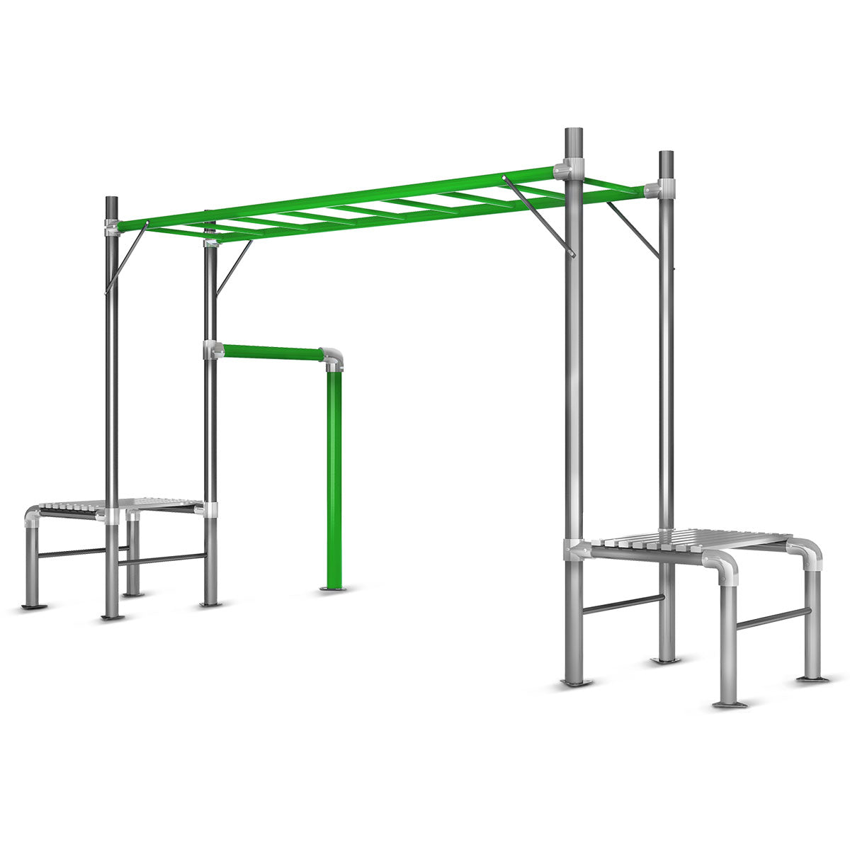 Junior Jungle 3.9m Monkey Bar Module for Kids Outdoor Play