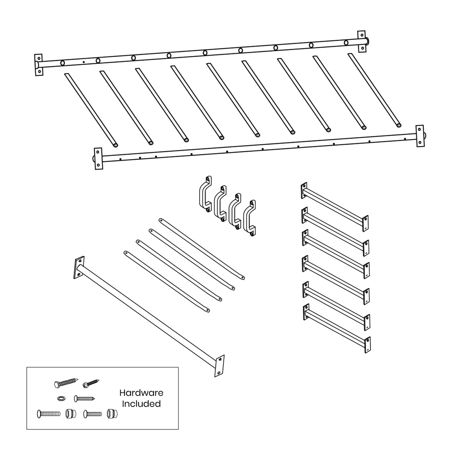 Amazon 3m Monkey Bars Outdoor Play Equipment