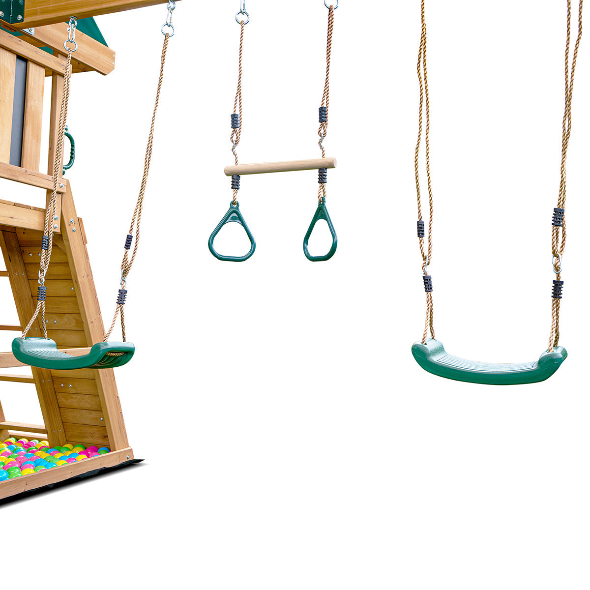Lifespan Kids Birmingham Swing Set & Play Centre with 2.2m Slide Yellow