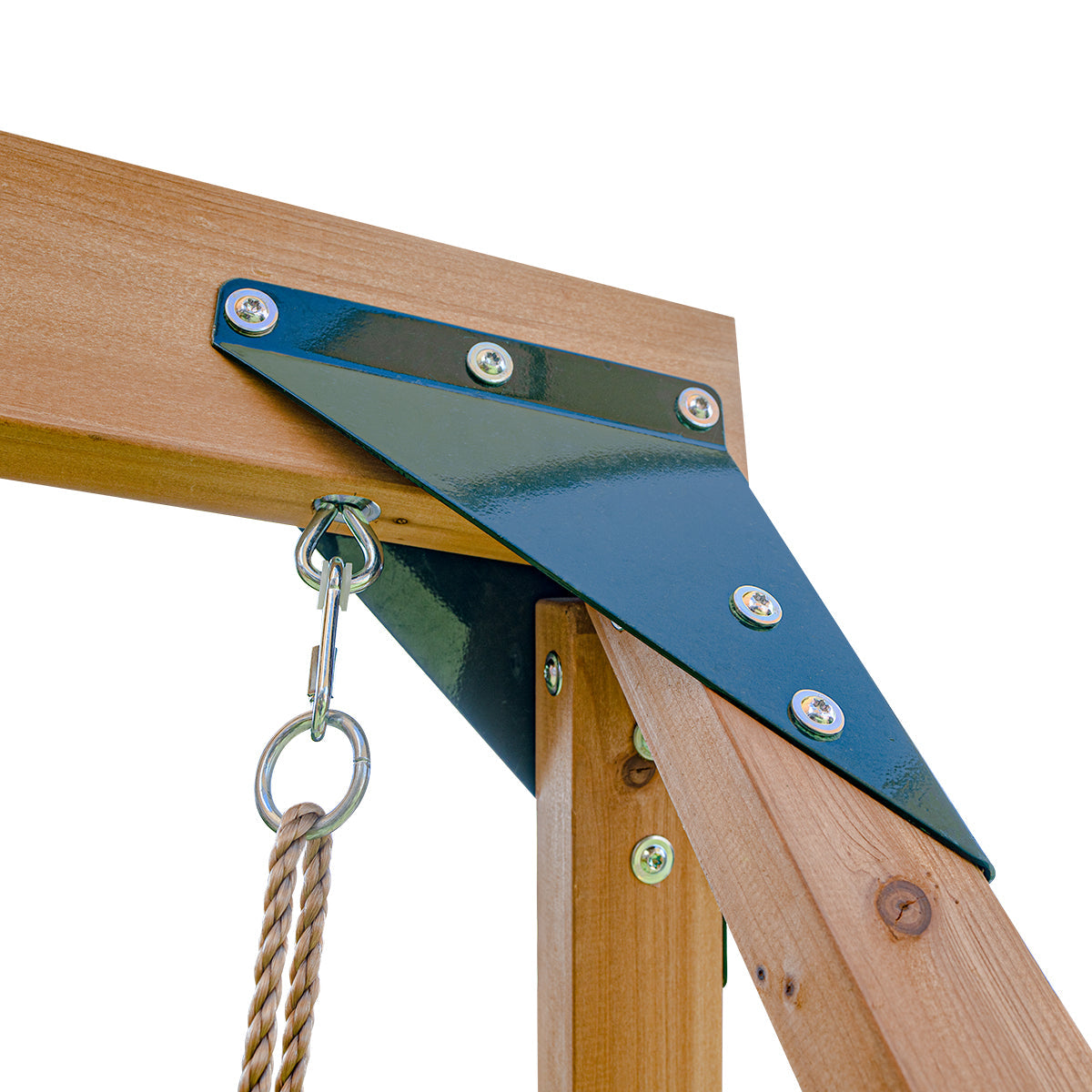 Lifespan Kids Darlington Swing Set & Play Centre with 2.2m Slide Pastel Green