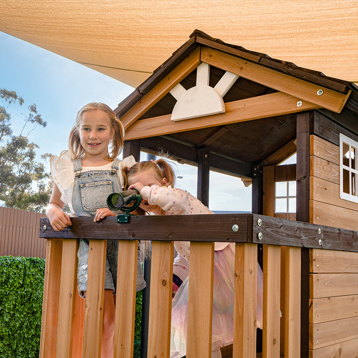 Lifespan Kids Darlington Swing Set & Play Centre with 2.2m Slide Pastel Pink