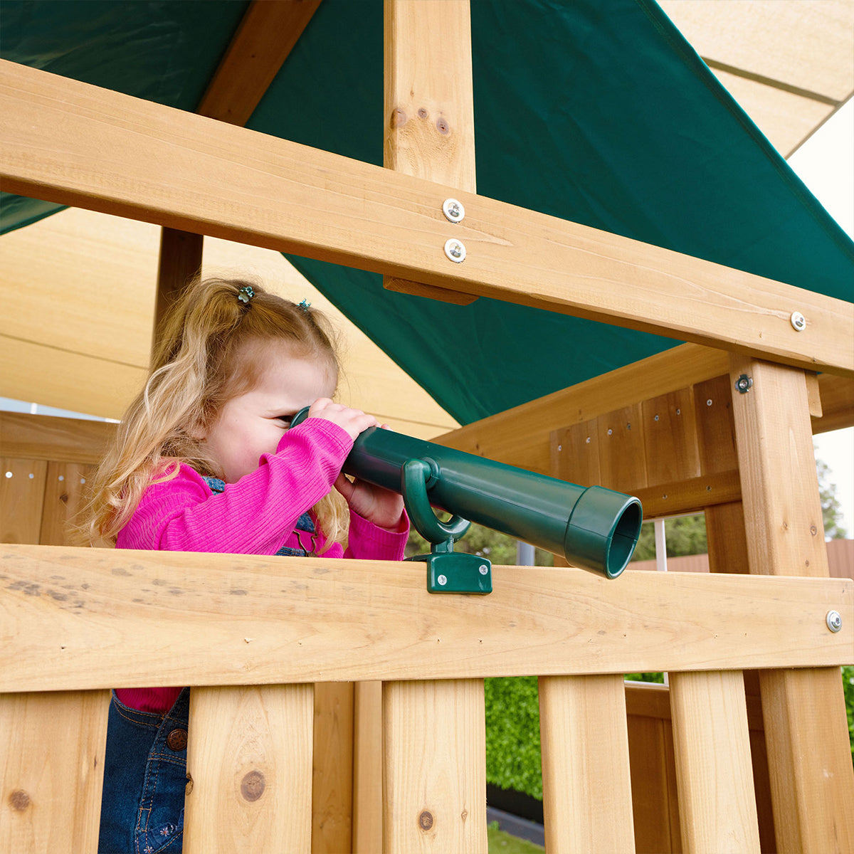 Lifespan Kids Montrose Swing Set & Play Centre with 2.2m Slide Pastel Green
