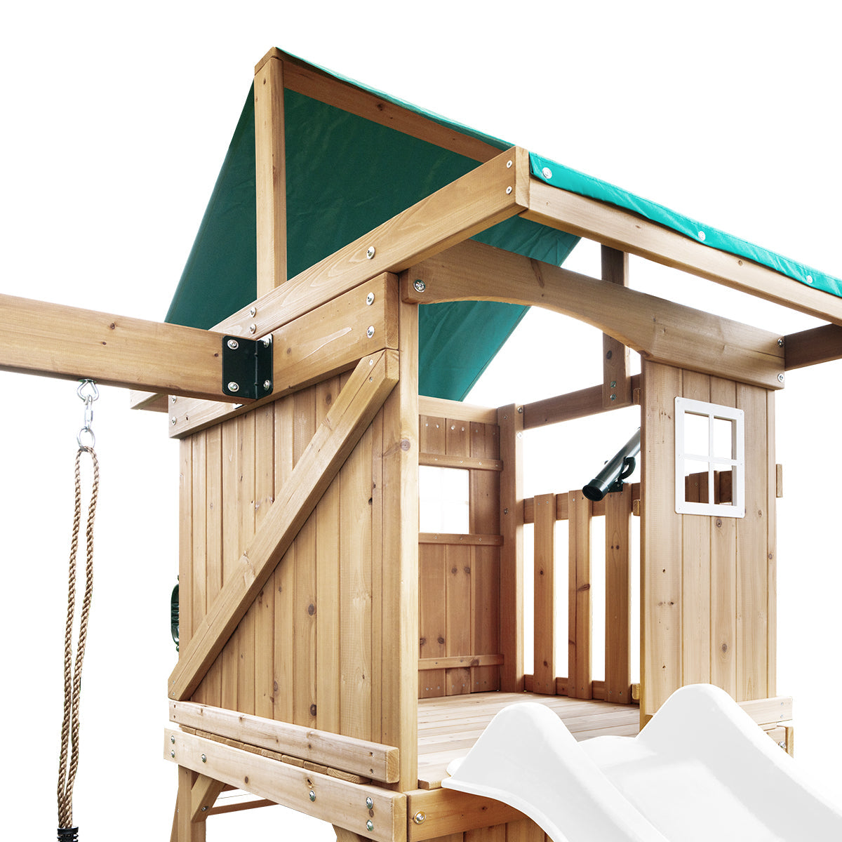 Lifespan Kids Montrose Swing Set & Play Centre with 2.2m Slide White