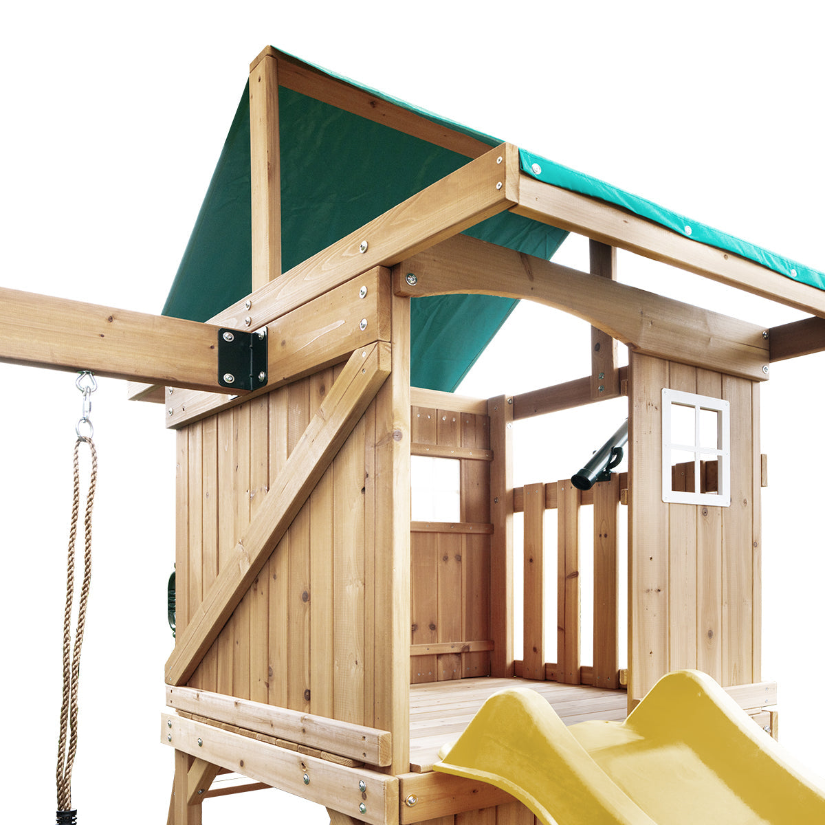 Lifespan Kids Montrose Swing Set & Play Centre with 2.2m Slide Yellow