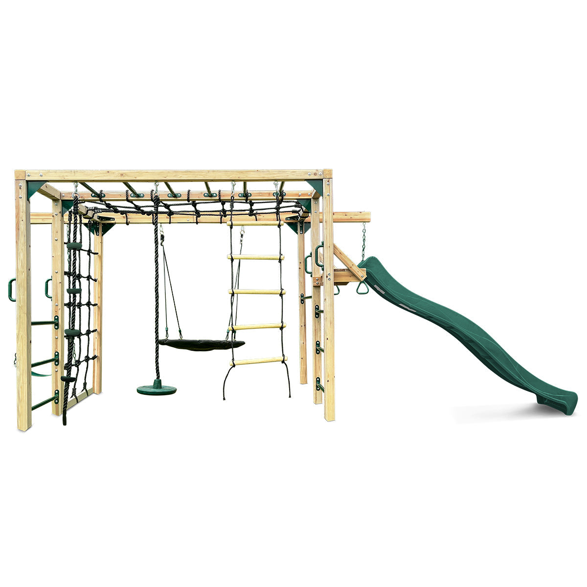 Orangutan Climbing Cube Jungle Gym Play Centre Green Slide