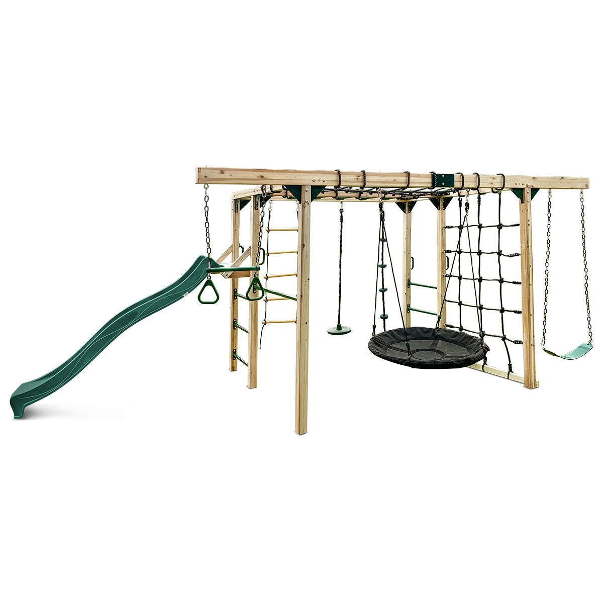Orangutan Climbing Cube Jungle Gym Play Centre Green Slide