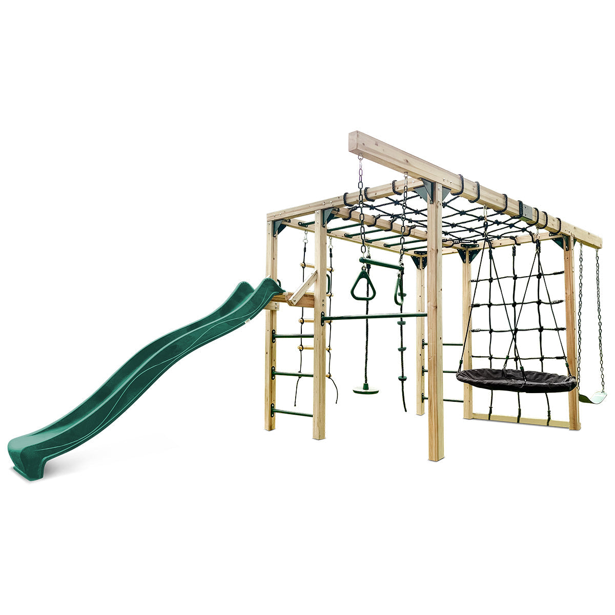 Orangutan Climbing Cube Jungle Gym Play Centre Green Slide
