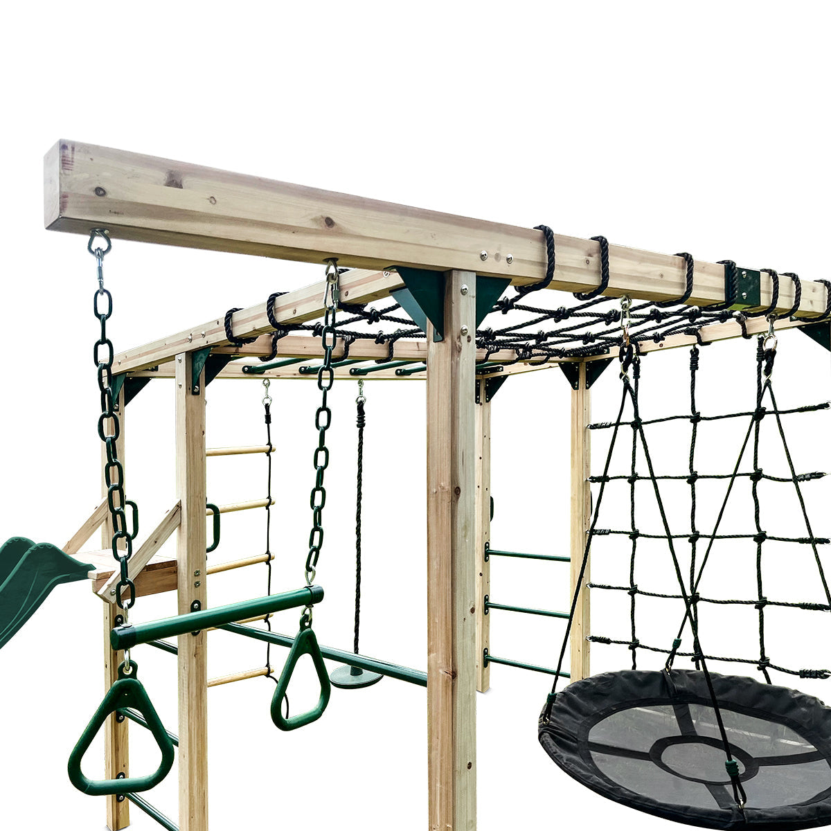 Orangutan Climbing Cube Jungle Gym Play Centre Green Slide