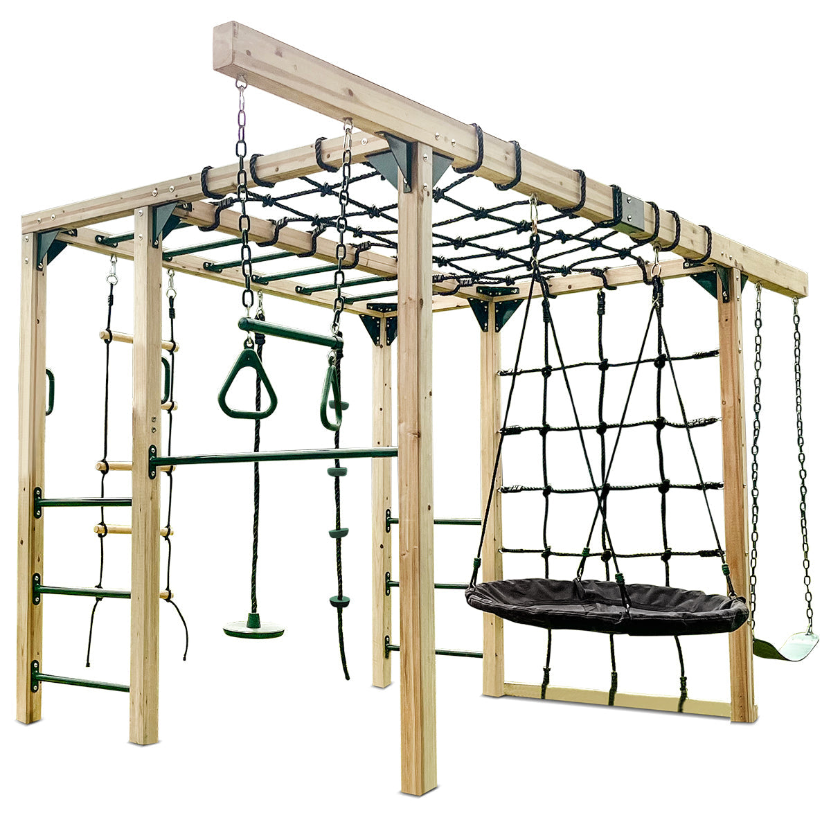 Orangutan Jungle Gym Climbing Cube Play Centre Timber