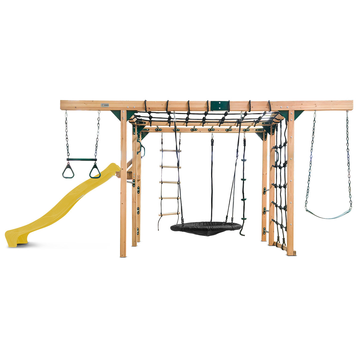 Orangutan Jungle Gym Play Centre Yellow Slide & Swings