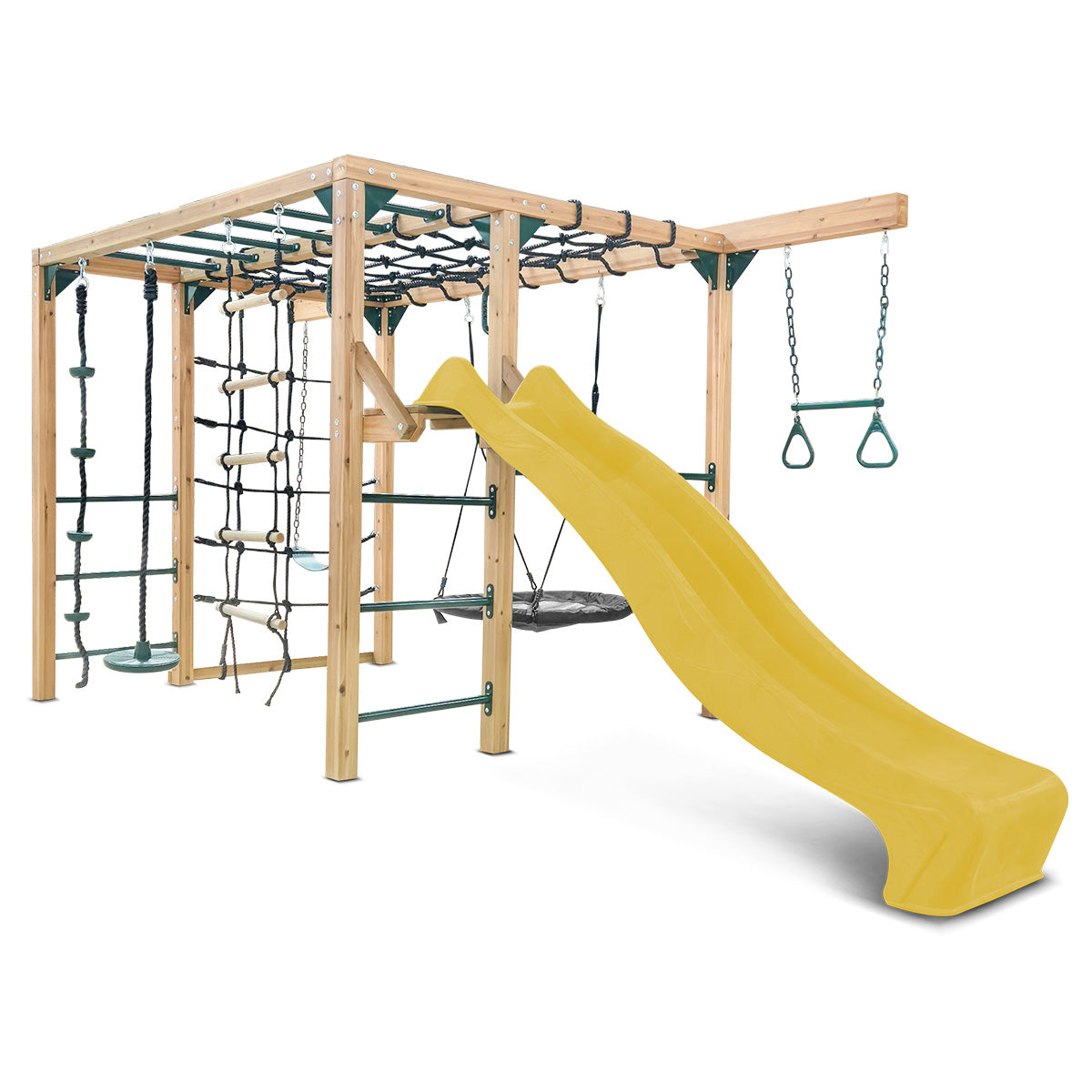Orangutan Jungle Gym Play Centre Yellow Slide & Swings